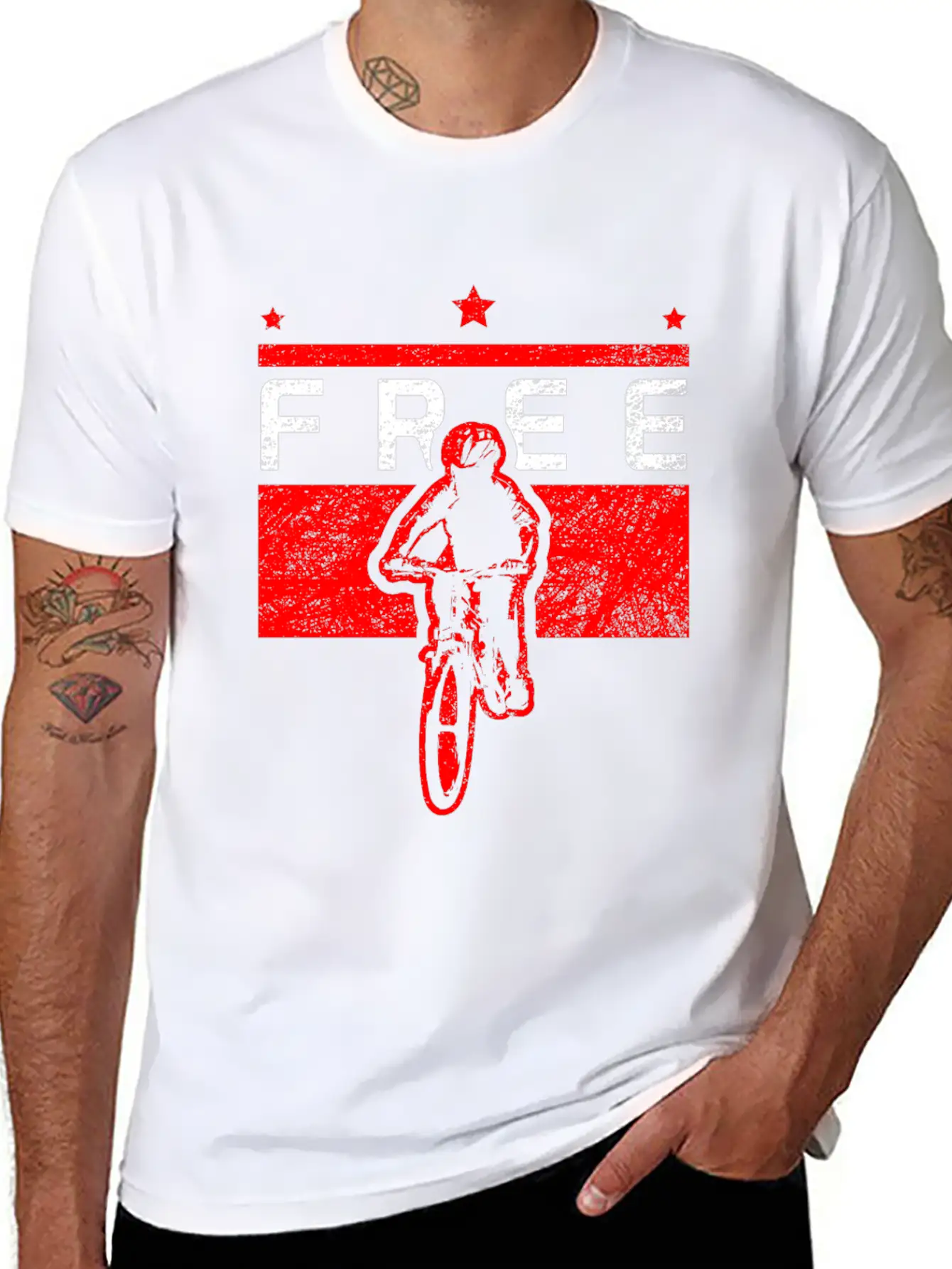 Bicycle Mountainbike Cycling Gift Timeless Short Sleeve Tee – Comfy And Minimalist Design