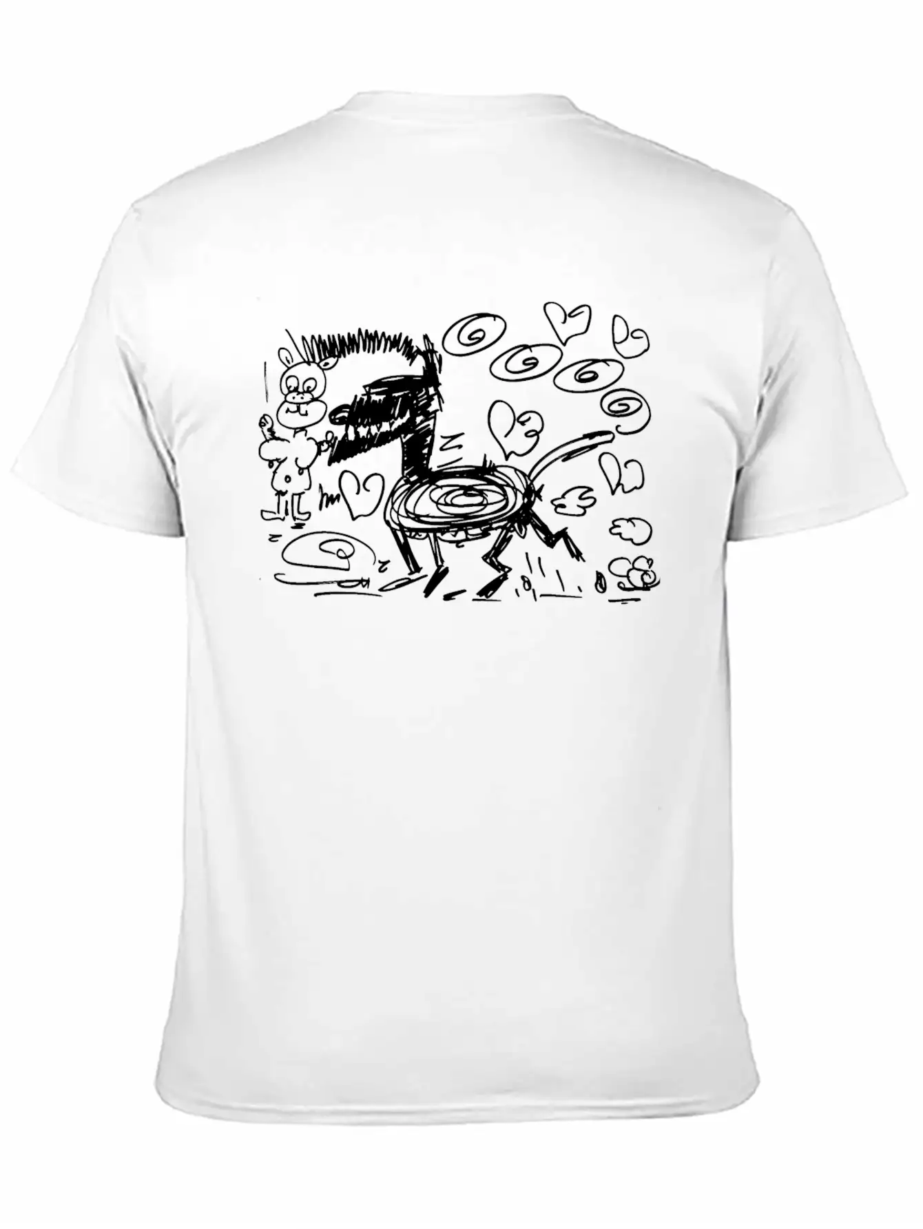 Big Bad Wolf Pig Love Gift Comfortable Minimalist Graphic Tee – Summer Style Essential