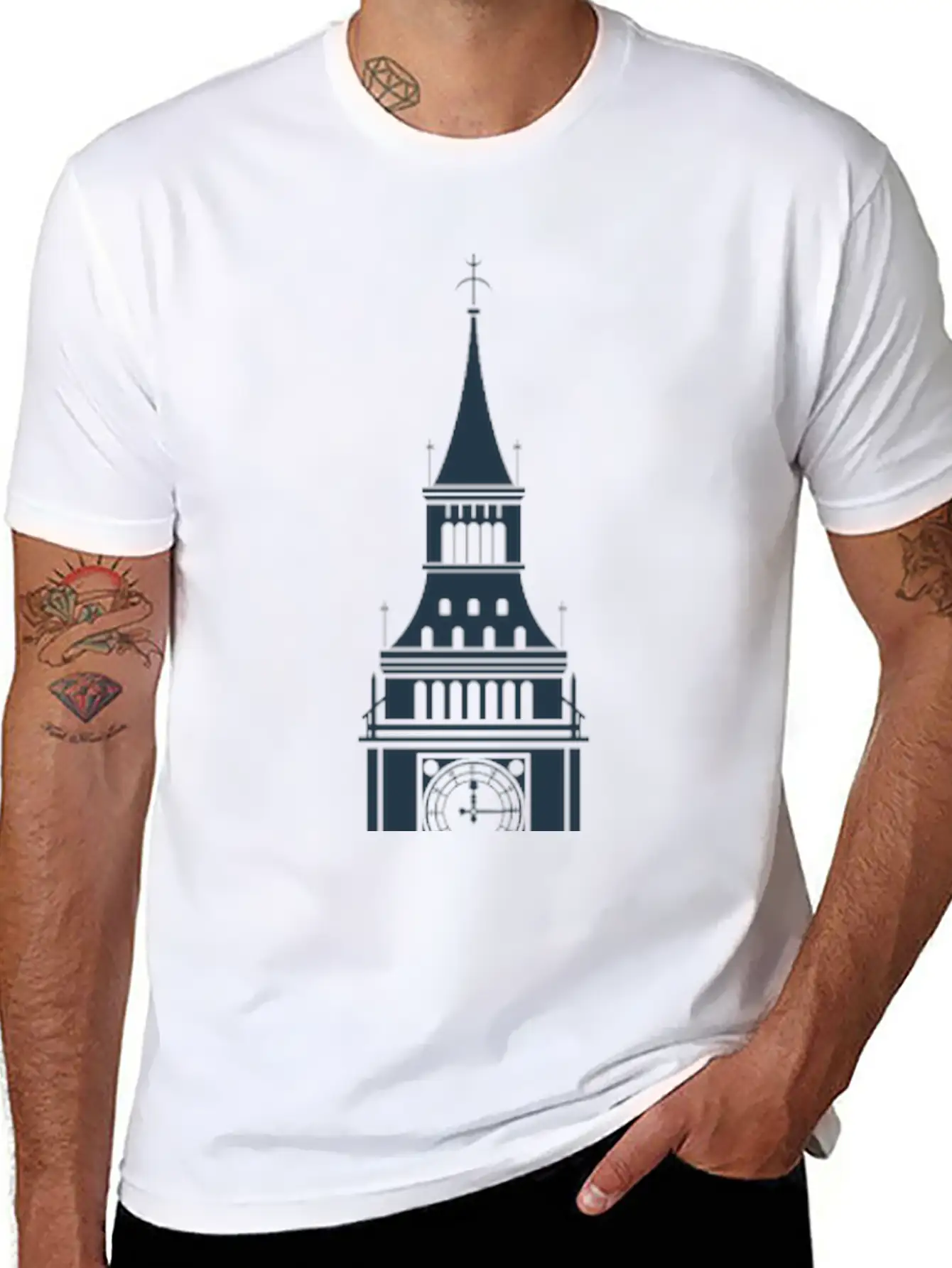 Big Ben Unisex Short Sleeve Soft Cotton T-Shirt – Casual Everyday Wear
