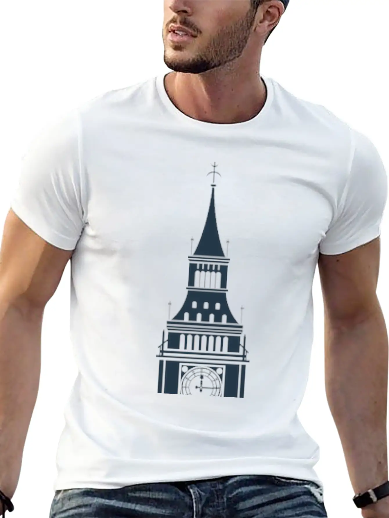 Big Ben Unisex Short Sleeve Soft Cotton T-Shirt – Casual Everyday Wear
