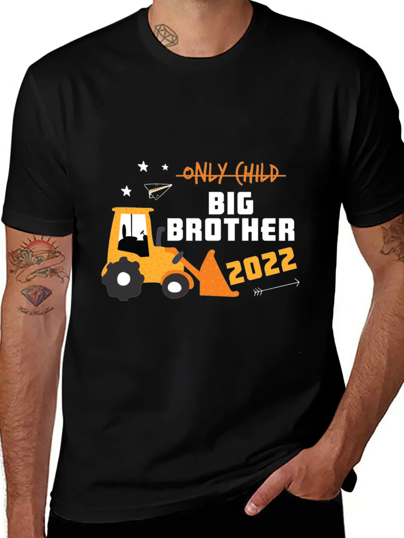 Big Brother 2022 Only Child Big Brother 2022 Essential Unisex Summer Tee – Soft Cotton Casual Fit