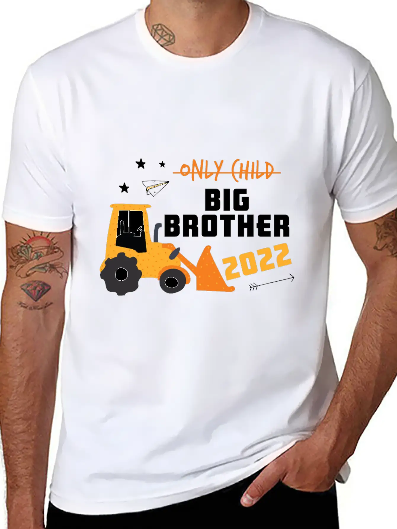 Big Brother 2022 Only Child Big Brother 2022 Essential Unisex Summer Tee – Soft Cotton Casual Fit