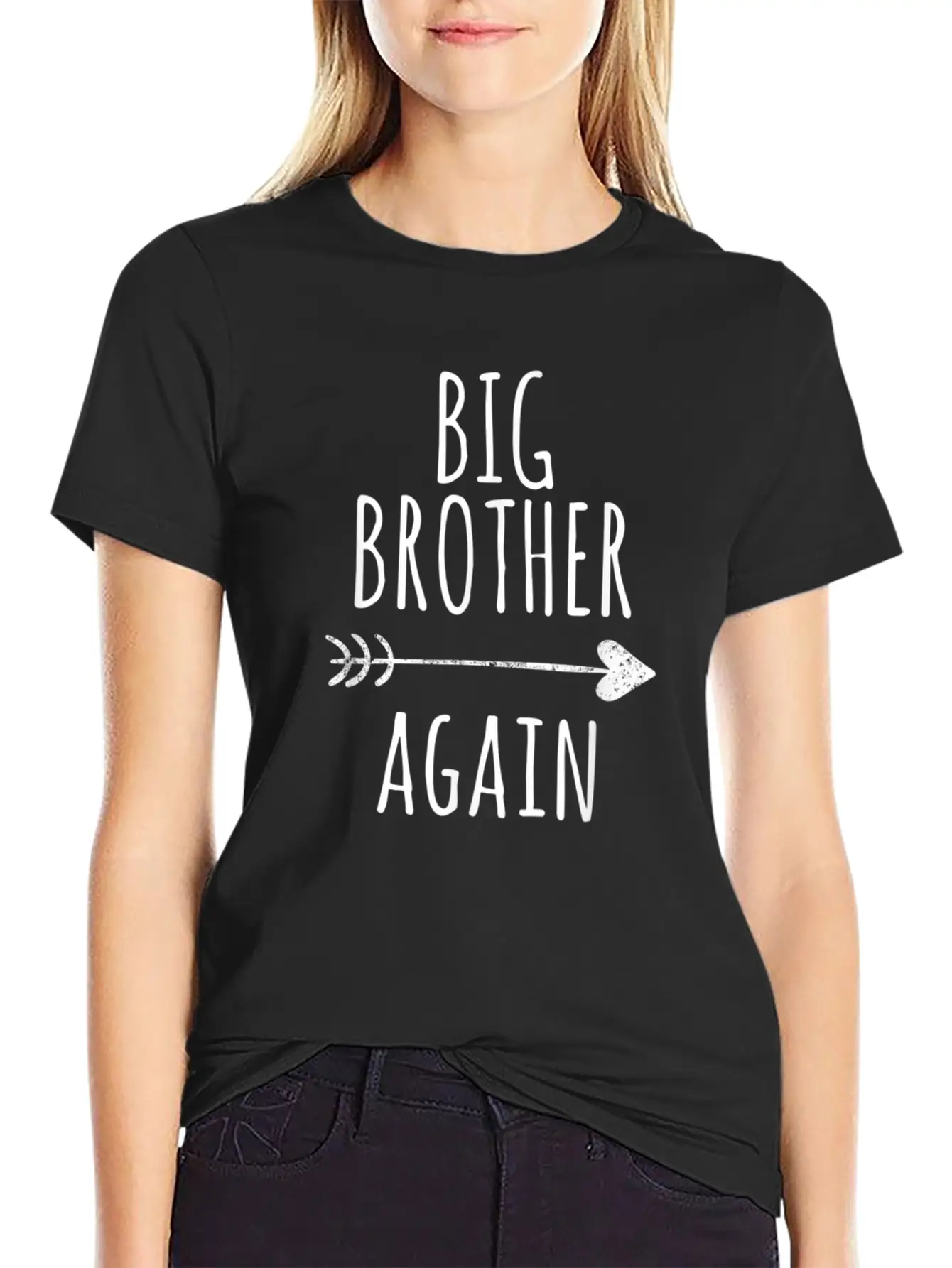 Big Brother Again For Boys With Arrow And He 987 Basic Graphic T-Shirt – Daily Comfort In Soft Cotton