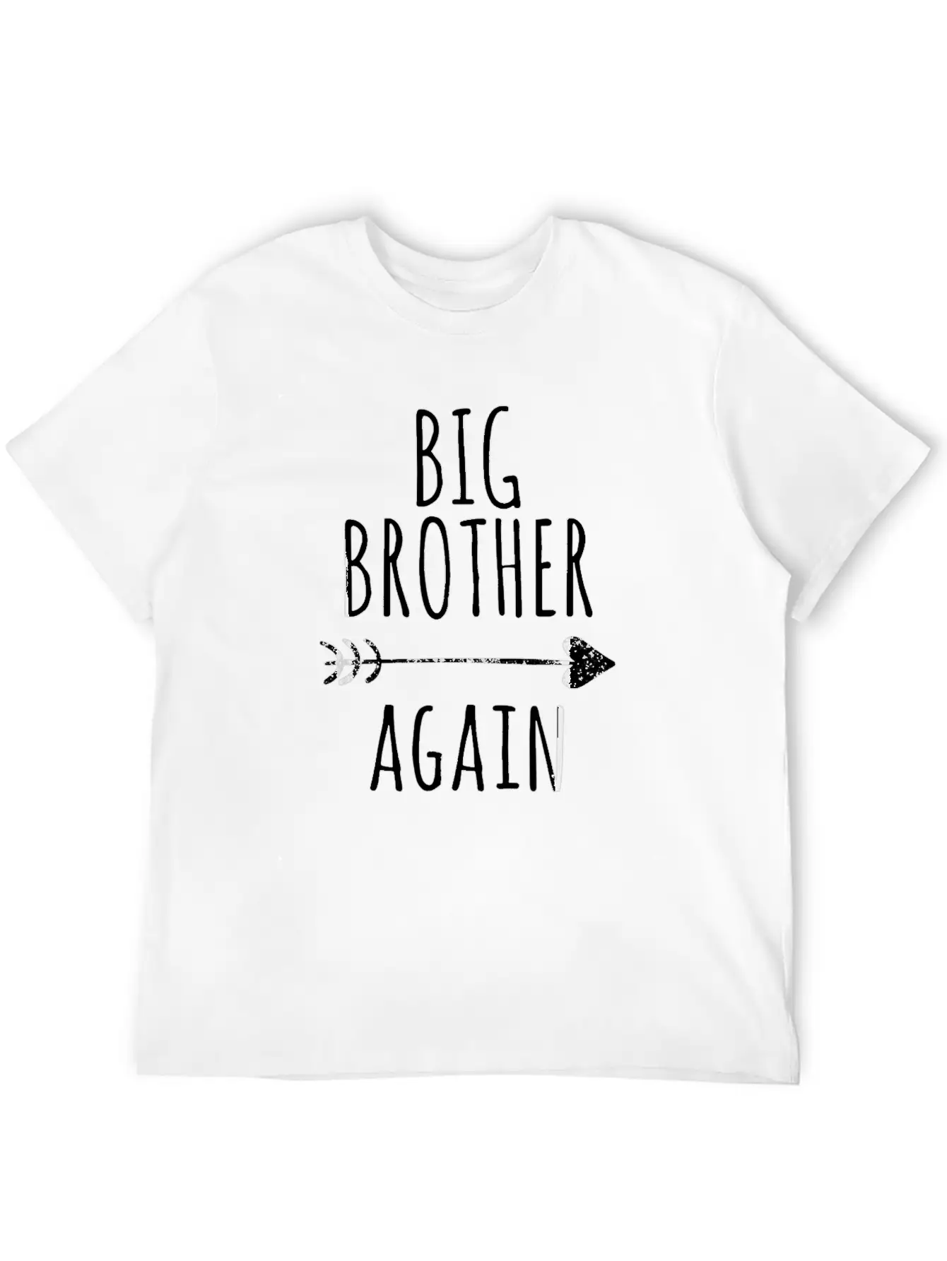 Big Brother Again For Boys With Arrow And He 987 Basic Graphic T-Shirt – Daily Comfort In Soft Cotton