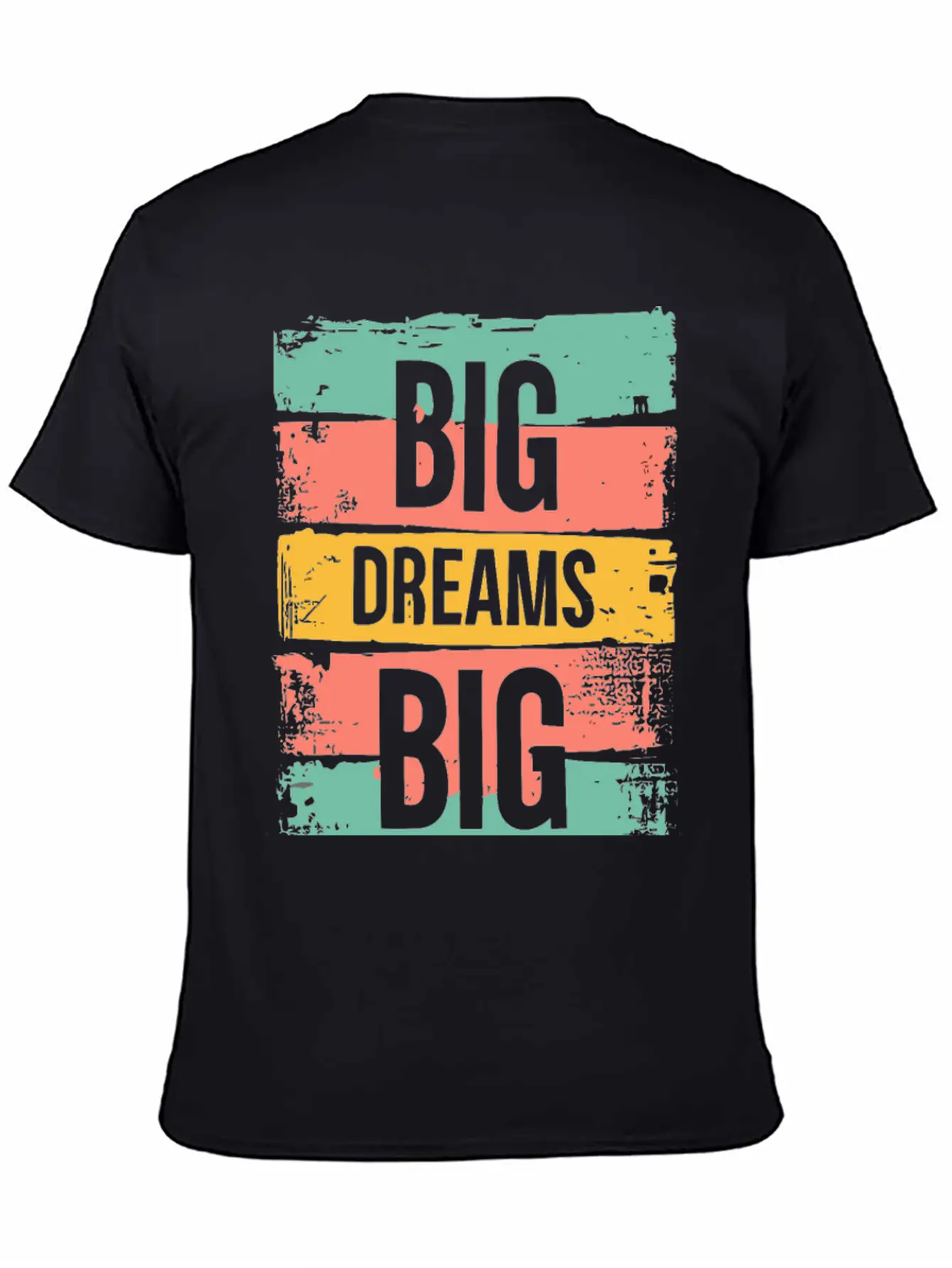 Big Dreams Big Actions Timeless Short Sleeve Tee – Comfy And Minimalist Design