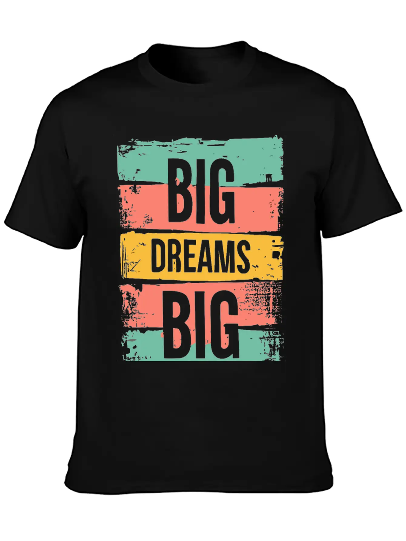 Big Dreams Big Actions Timeless Short Sleeve Tee – Comfy And Minimalist Design