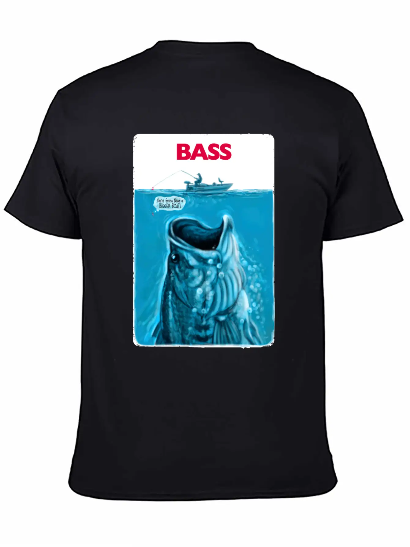 Bigger Bass Boat Stylish Everyday T-Shirt – Unisex Basic Cotton Tee