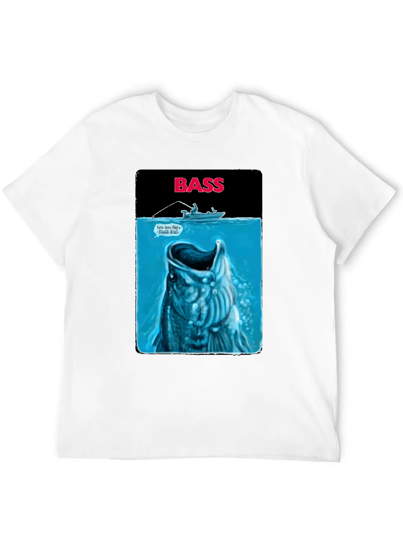 Bigger Bass Boat Stylish Everyday T-Shirt – Unisex Basic Cotton Tee