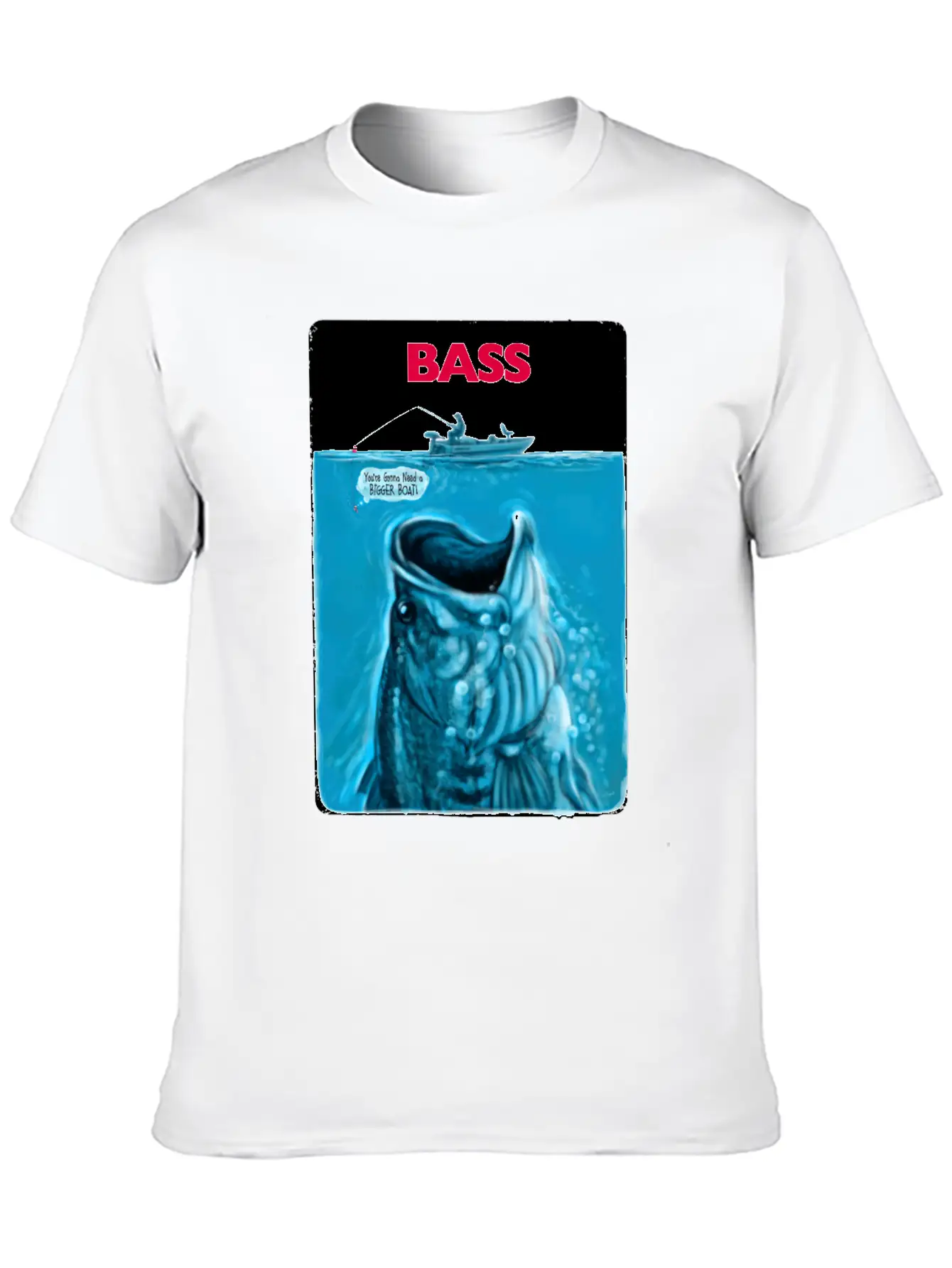 Bigger Bass Boat Stylish Everyday T-Shirt – Unisex Basic Cotton Tee