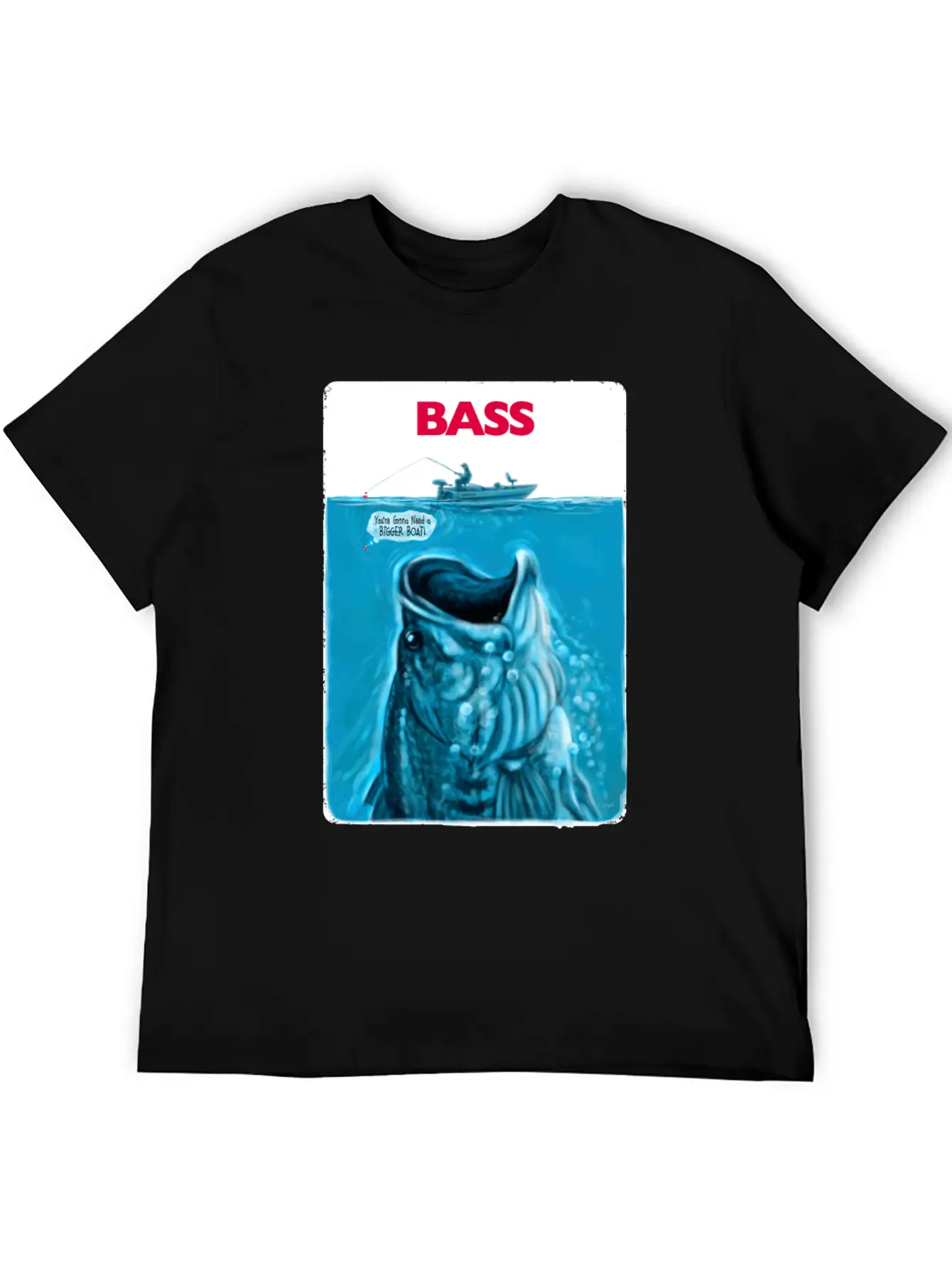 Bigger Bass Boat Stylish Everyday T-Shirt – Unisex Basic Cotton Tee