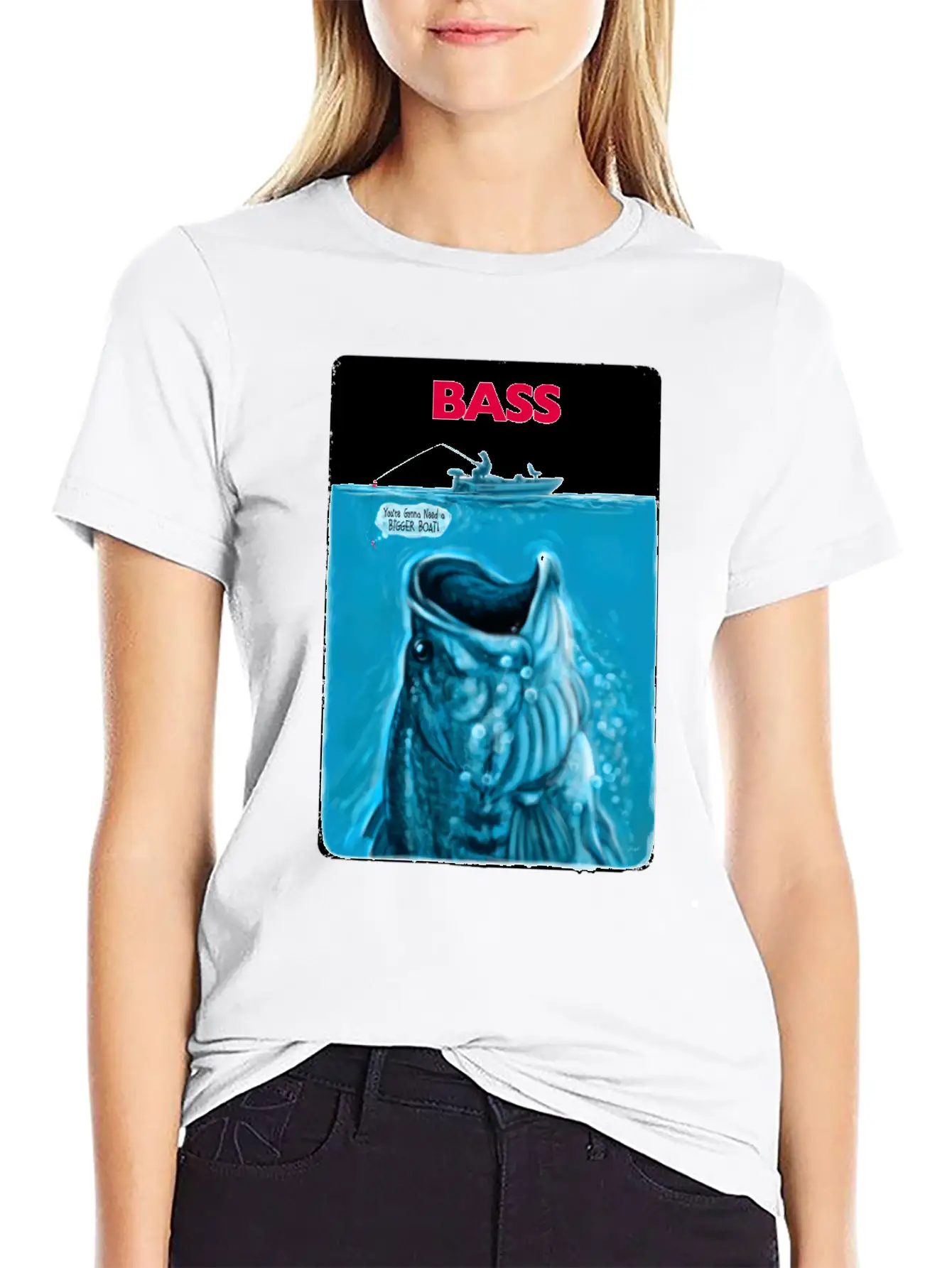 Bigger Bass Boat Stylish Everyday T-Shirt – Unisex Basic Cotton Tee