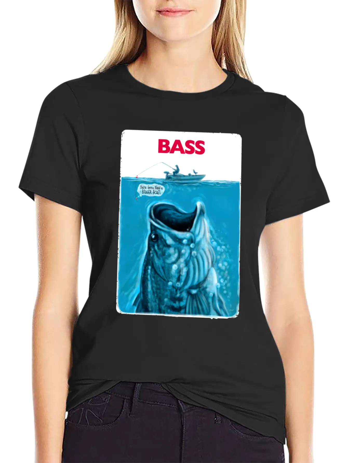 Bigger Bass Boat Stylish Everyday T-Shirt – Unisex Basic Cotton Tee