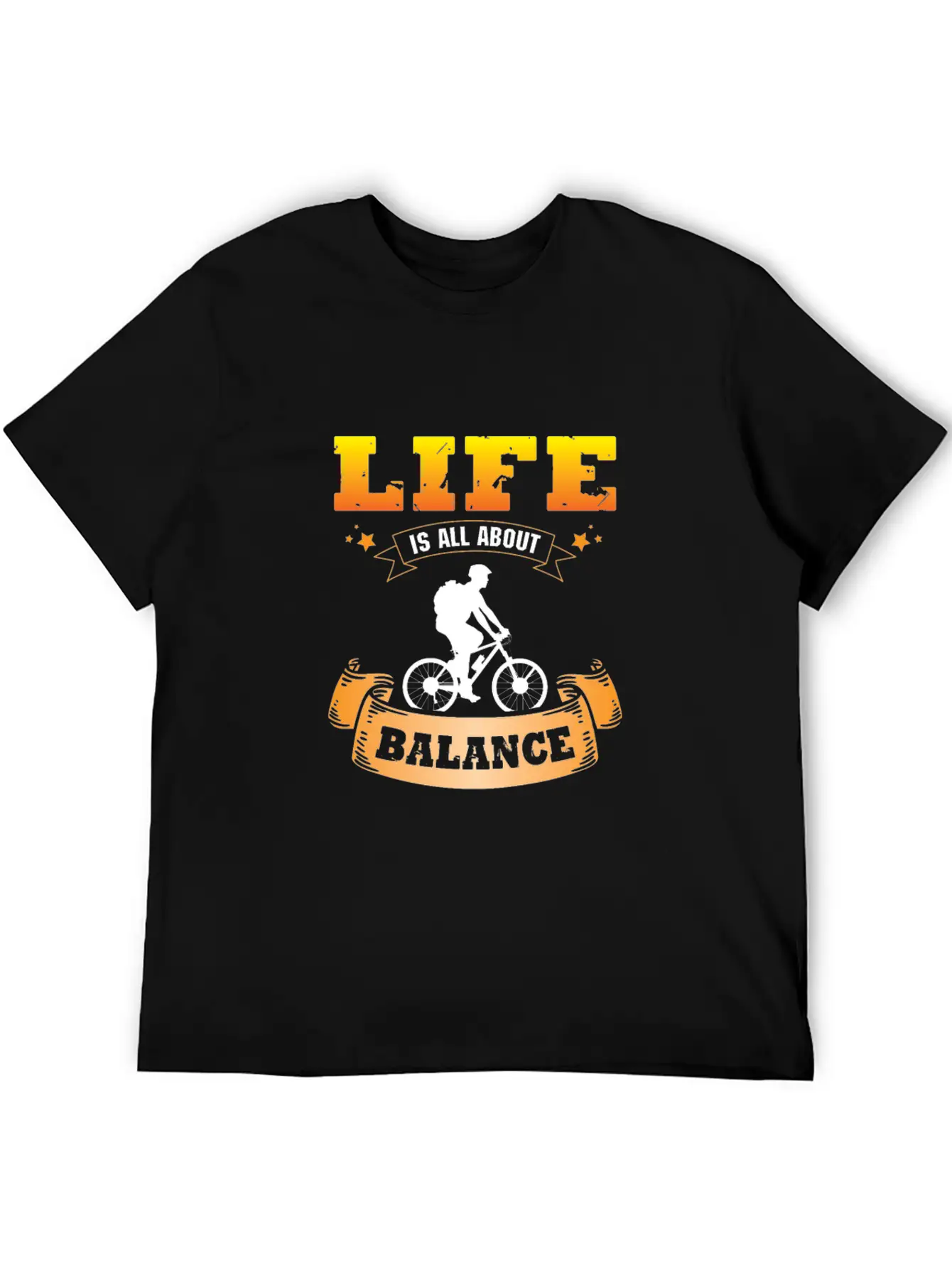 Bike Life Is All About Balance Stylish Everyday T-Shirt – Unisex Basic Cotton Tee