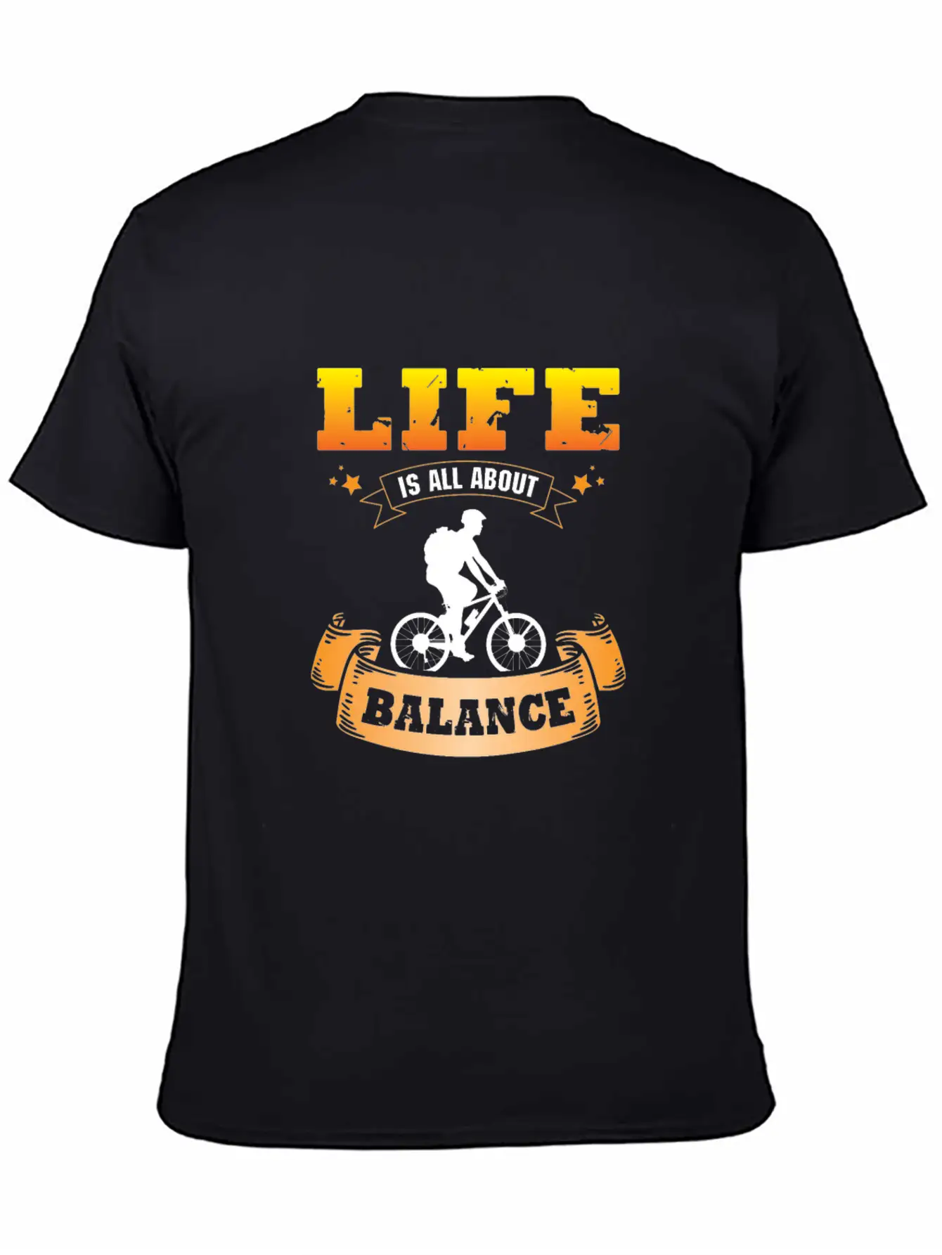 Bike Life Is All About Balance Stylish Everyday T-Shirt – Unisex Basic Cotton Tee