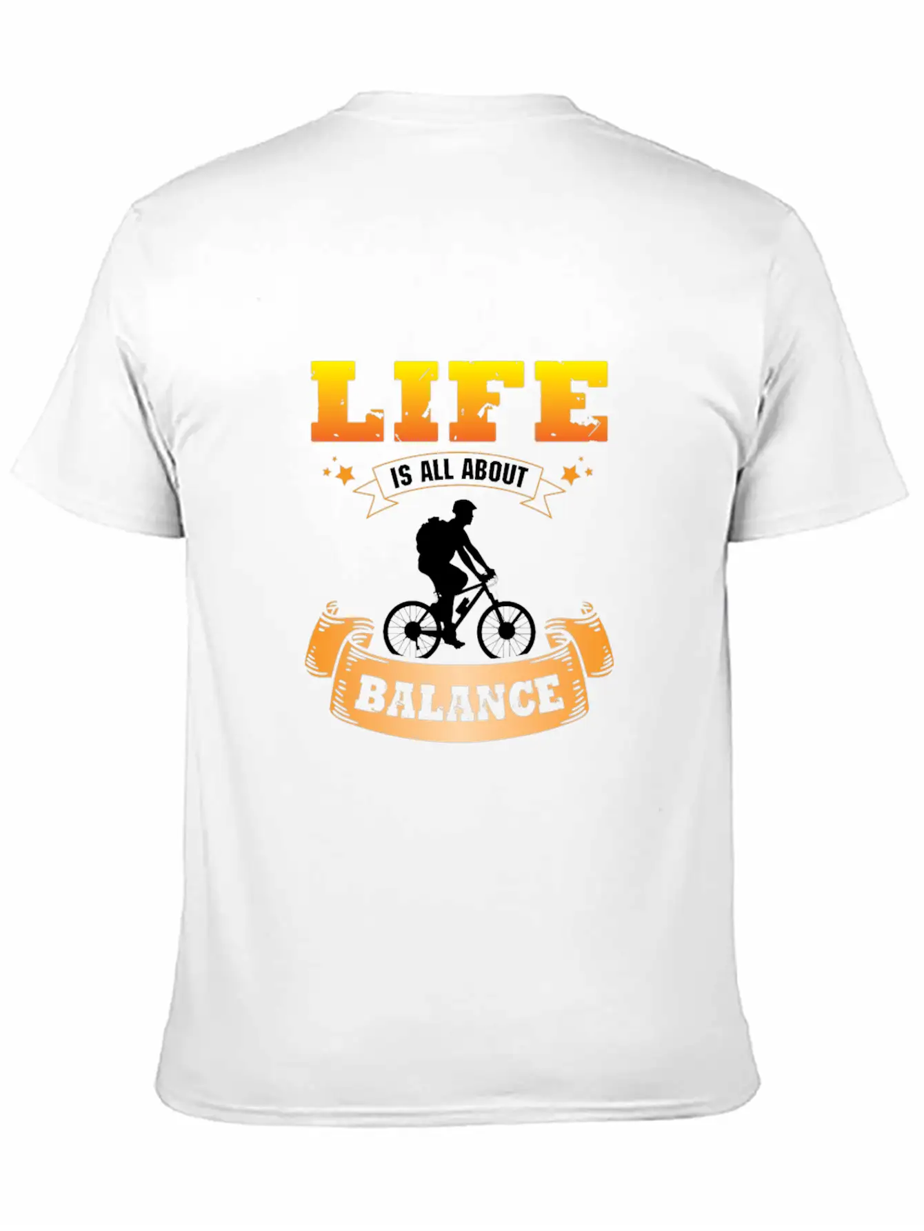 Bike Life Is All About Balance Stylish Everyday T-Shirt – Unisex Basic Cotton Tee