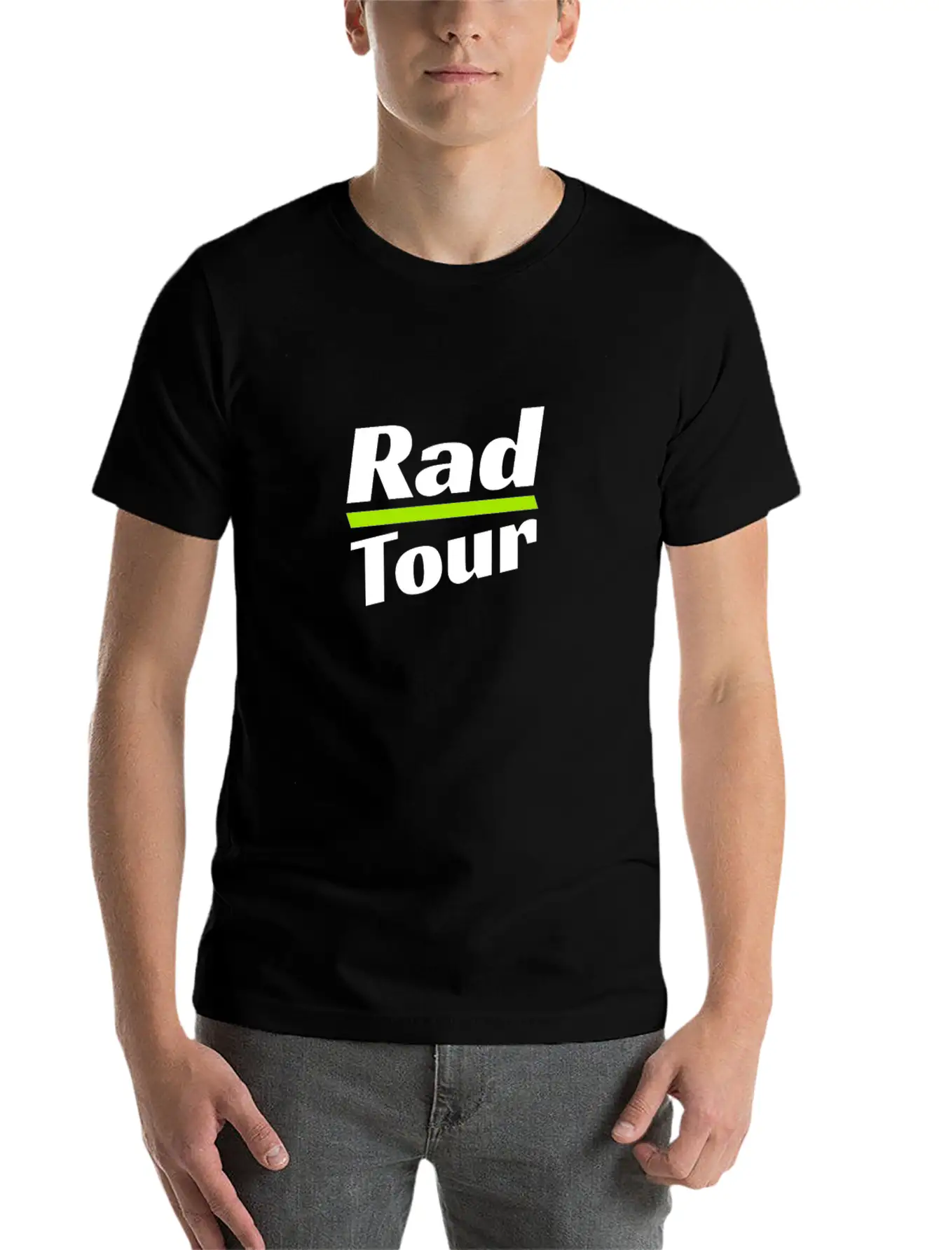 Bike Tour Rad German Gifts Unisex Short Sleeve Soft Cotton T-Shirt – Casual Everyday Wear