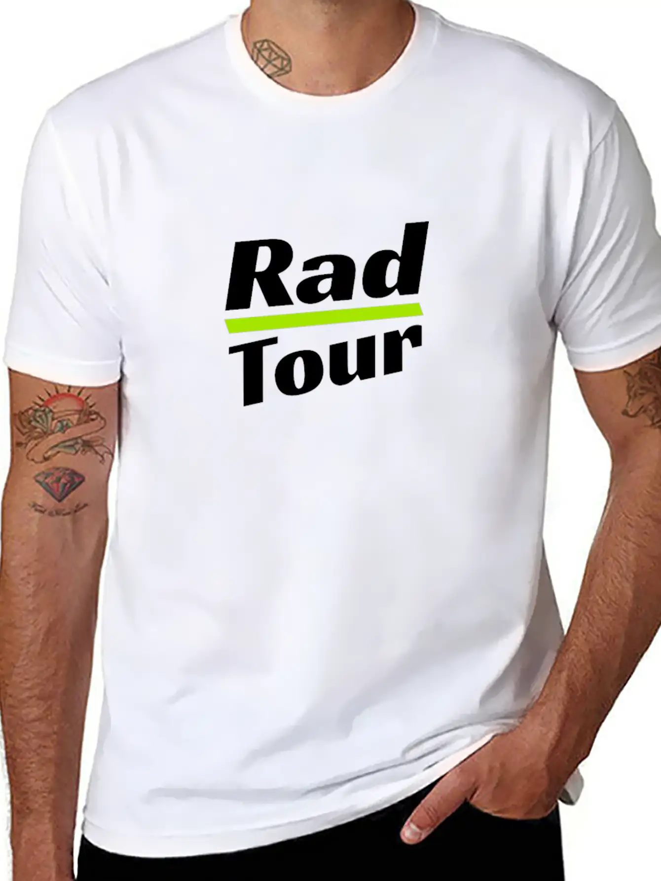Bike Tour Rad German Gifts Unisex Short Sleeve Soft Cotton T-Shirt – Casual Everyday Wear