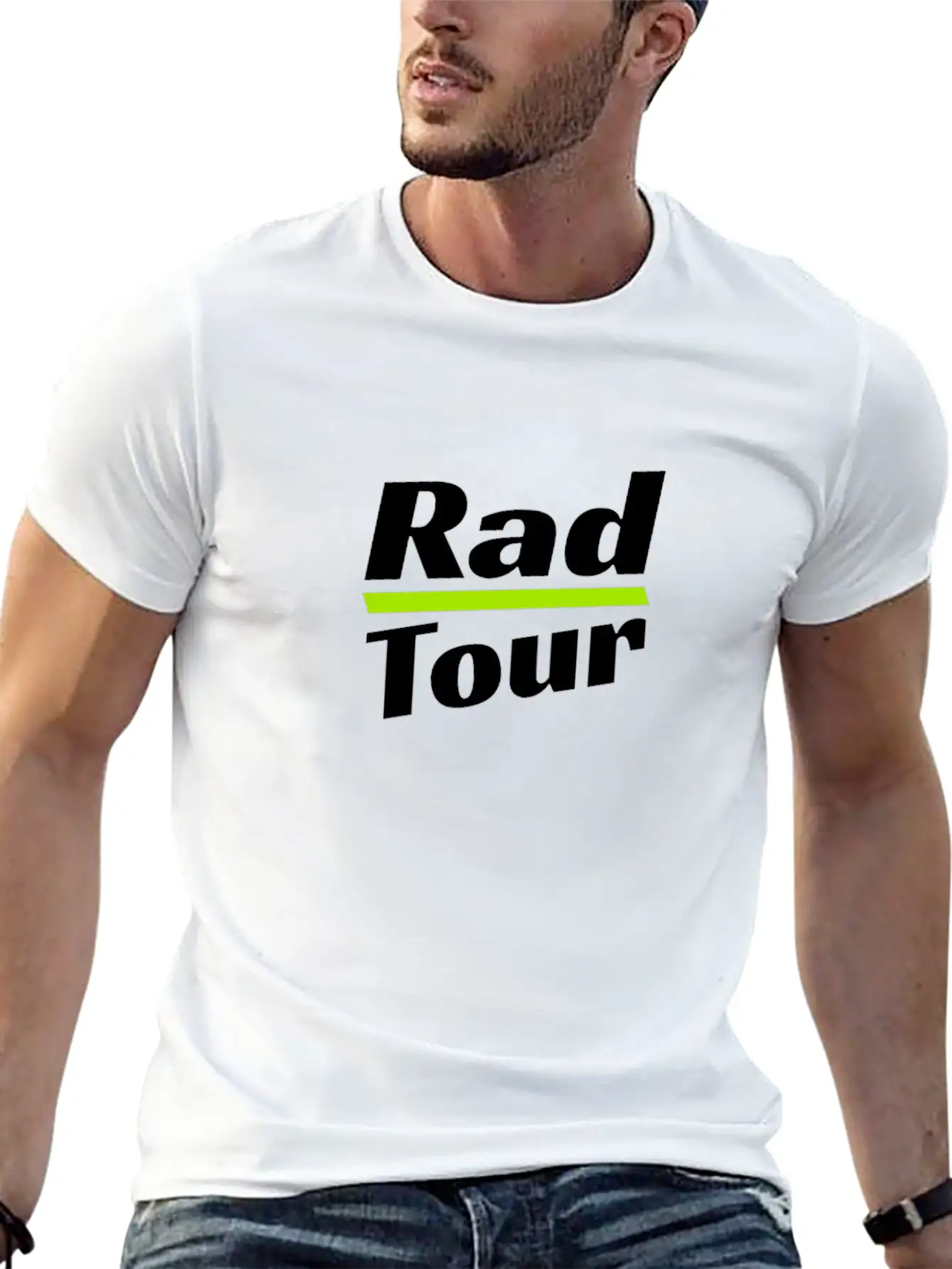 Bike Tour Rad German Gifts Unisex Short Sleeve Soft Cotton T-Shirt – Casual Everyday Wear