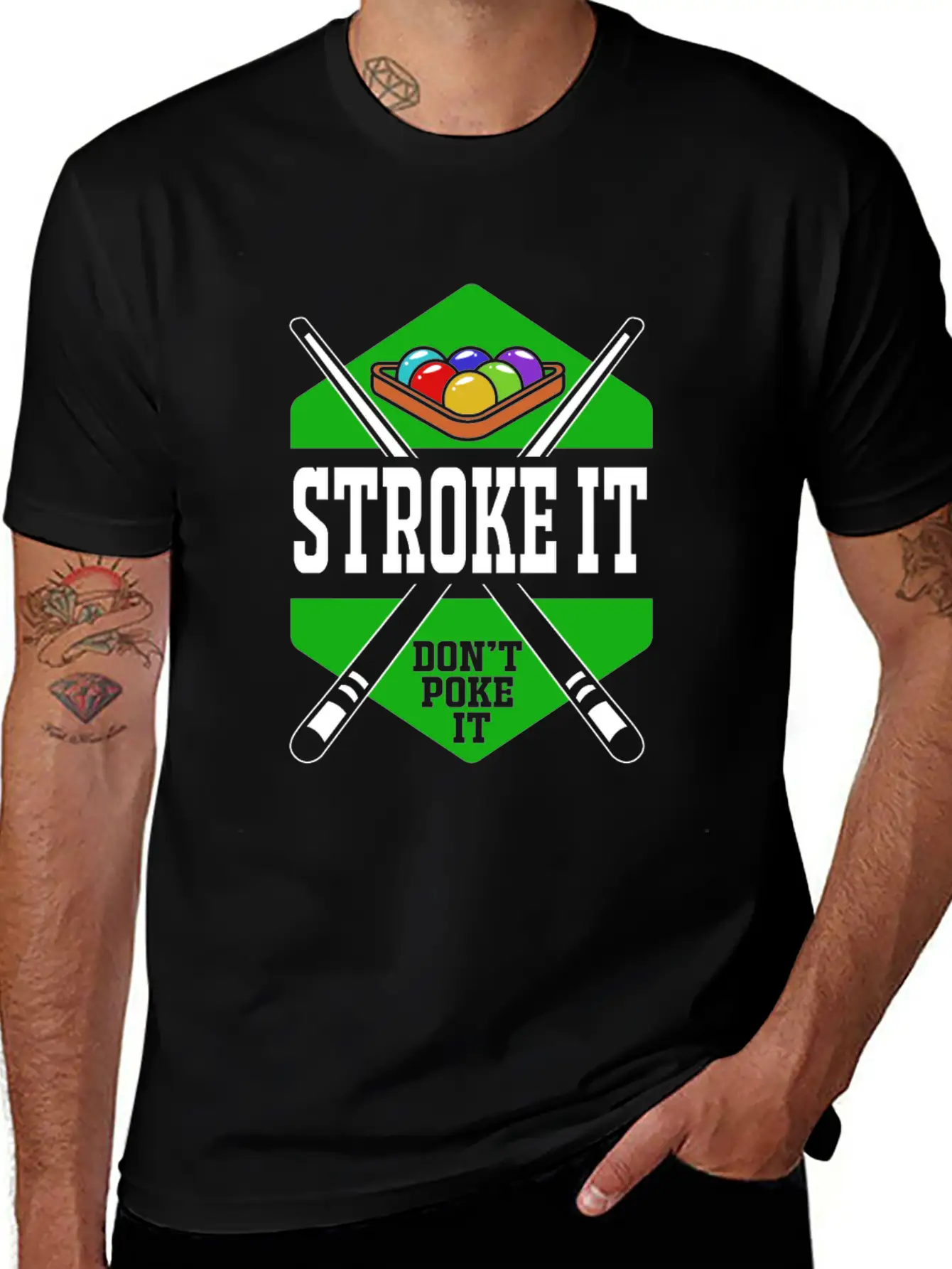 Billiard Ball Billiards Player Cue Pool 8 Ball Timeless Short Sleeve Tee – Comfy And Minimalist Design