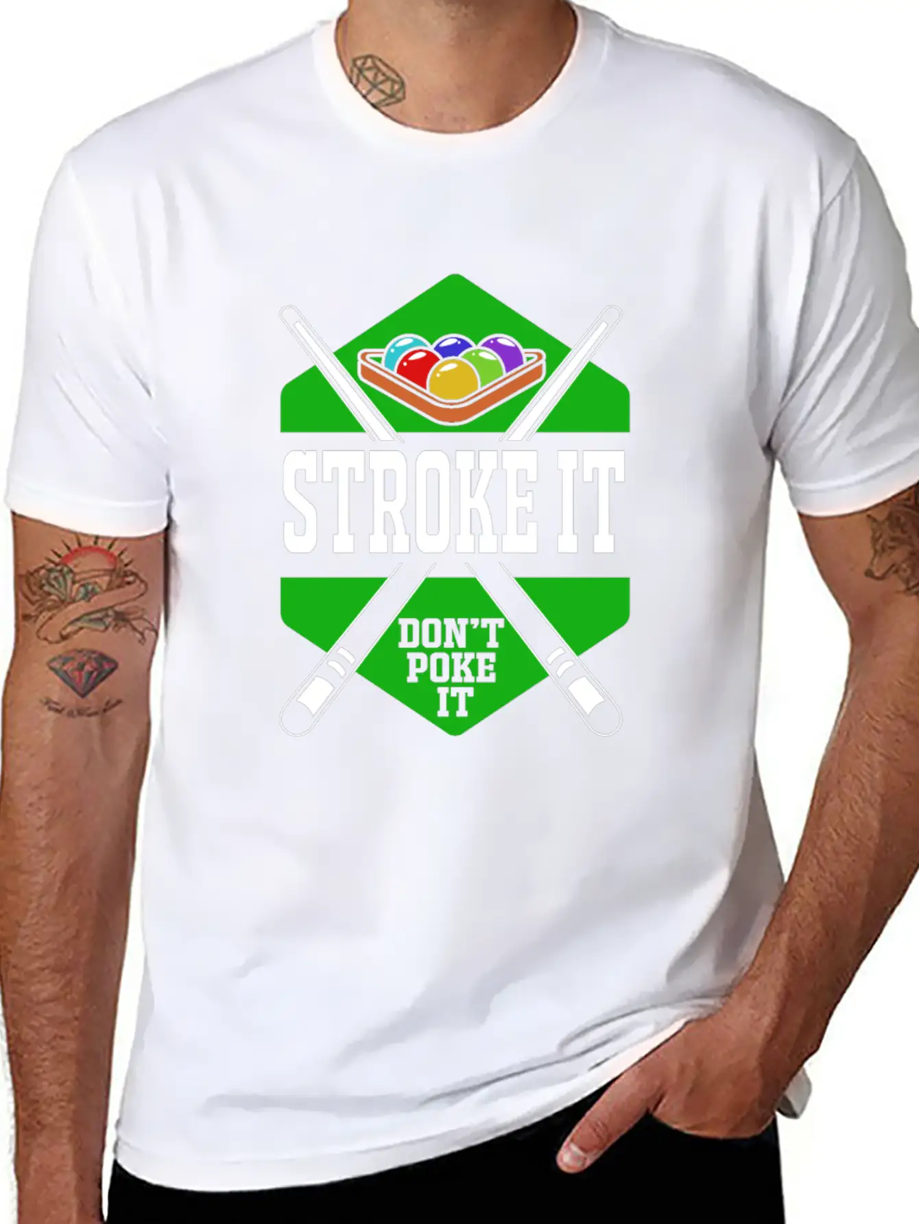 Billiard Ball Billiards Player Cue Pool 8 Ball Timeless Short Sleeve Tee – Comfy And Minimalist Design