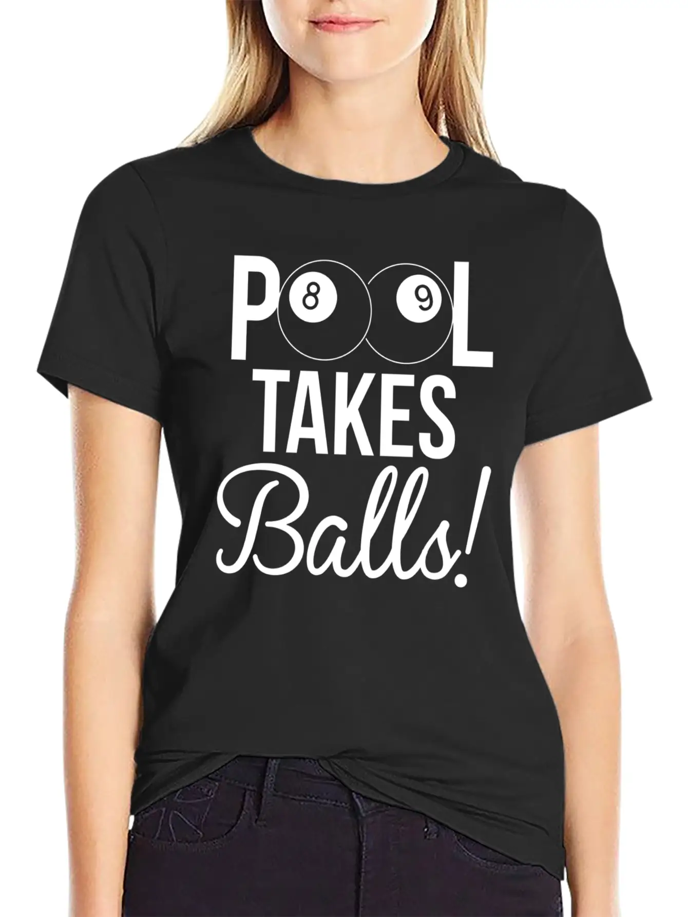 Billiard Game Pool Takes Balls Athlete Gift Idea Stylish Everyday T-Shirt – Unisex Basic Cotton Tee