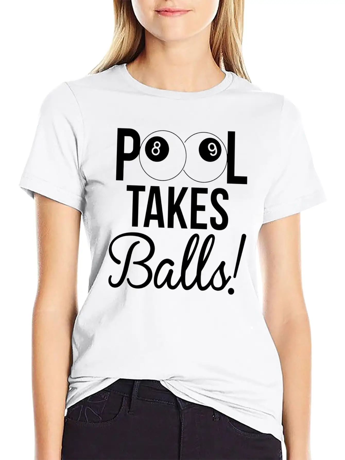 Billiard Game Pool Takes Balls Athlete Gift Idea Stylish Everyday T-Shirt – Unisex Basic Cotton Tee