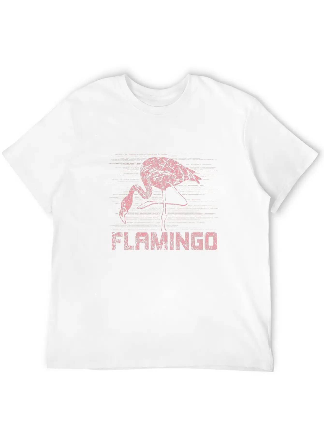 Bird Flamingo Comfortable Minimalist Graphic Tee – Summer Style Essential