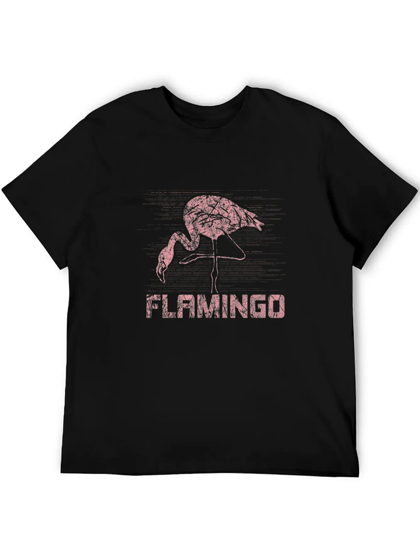 Bird Flamingo Comfortable Minimalist Graphic Tee – Summer Style Essential