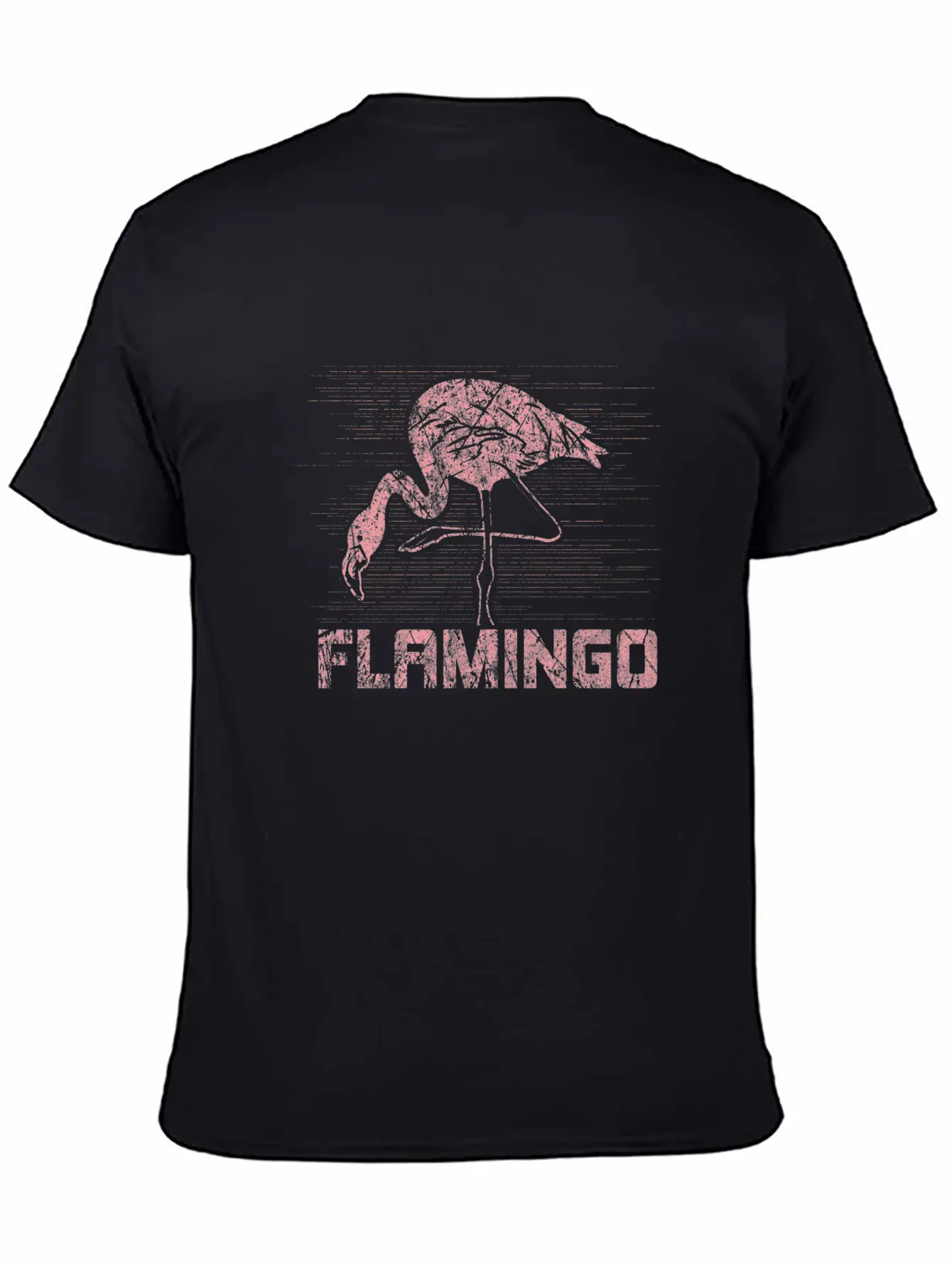 Bird Flamingo Comfortable Minimalist Graphic Tee – Summer Style Essential