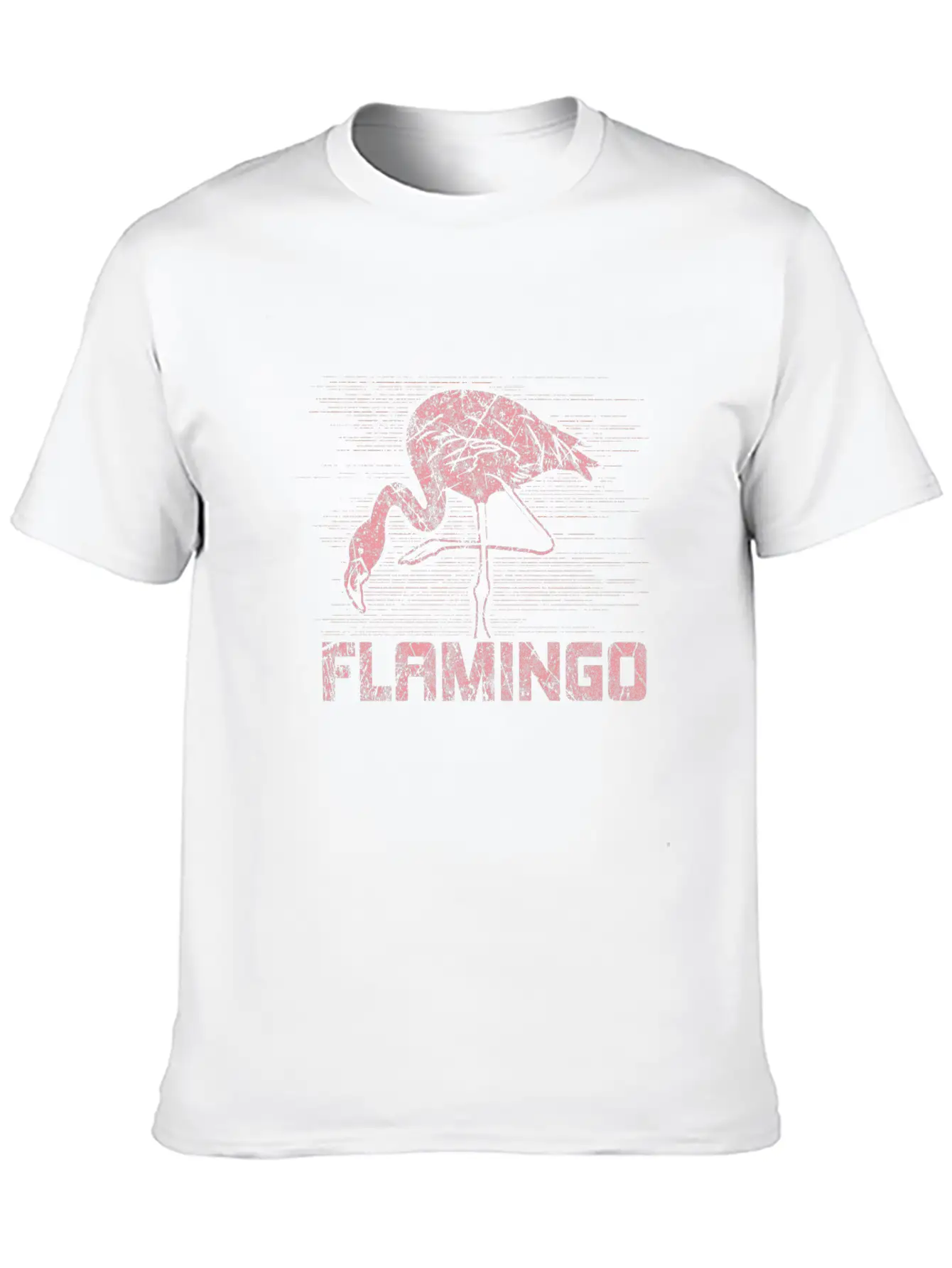 Bird Flamingo Comfortable Minimalist Graphic Tee – Summer Style Essential