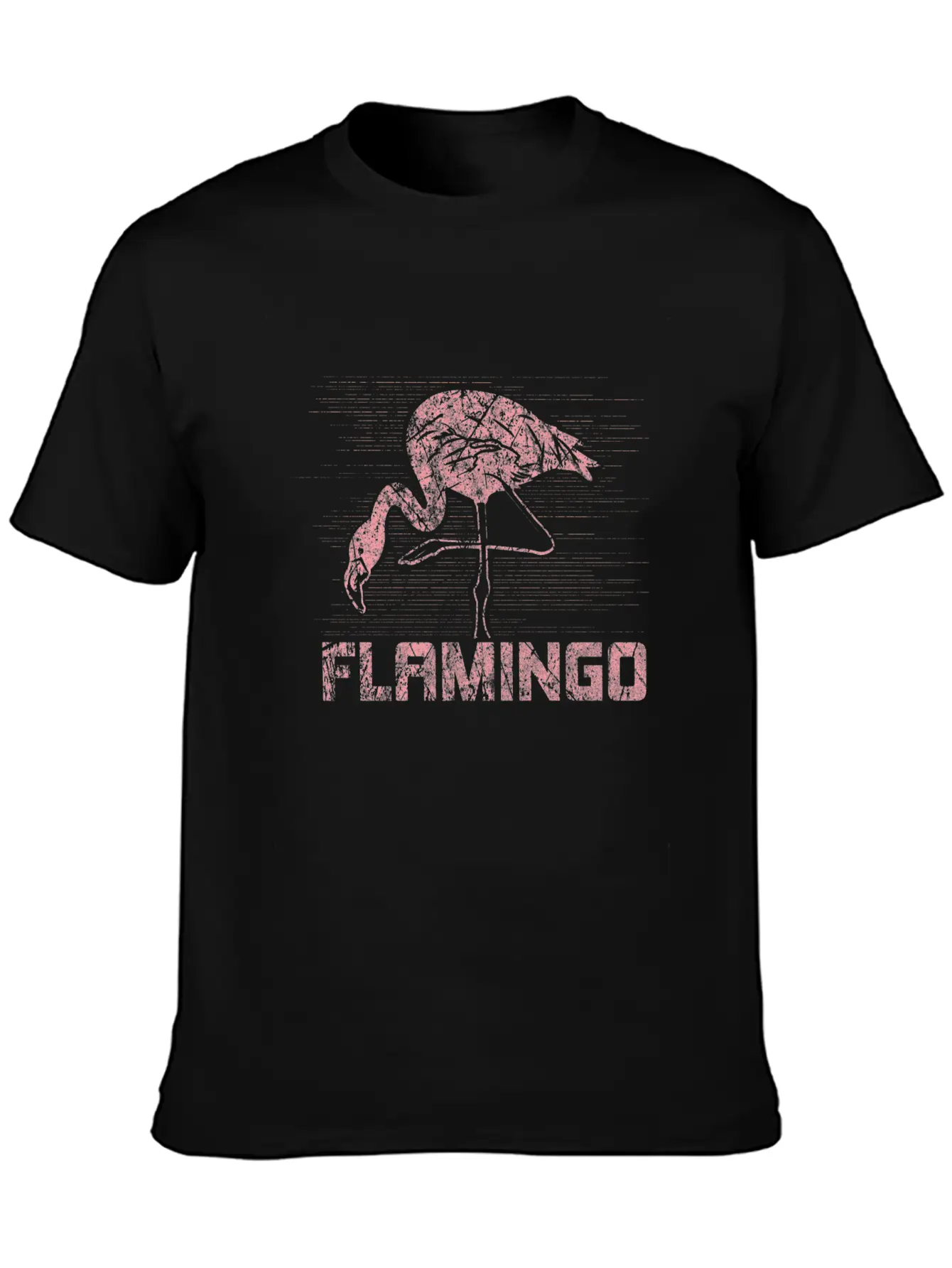 Bird Flamingo Comfortable Minimalist Graphic Tee – Summer Style Essential
