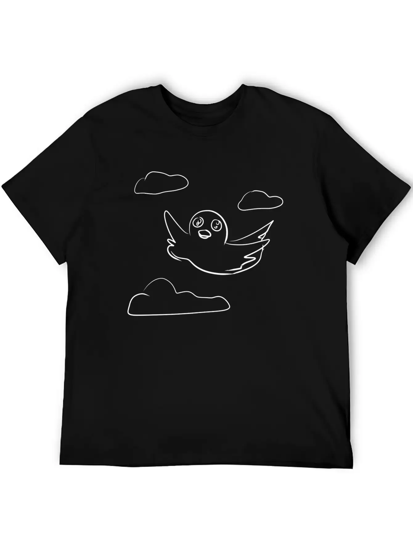 Bird Flying Sky Stylish Everyday T-Shirt – Unisex Basic Cotton Tee
