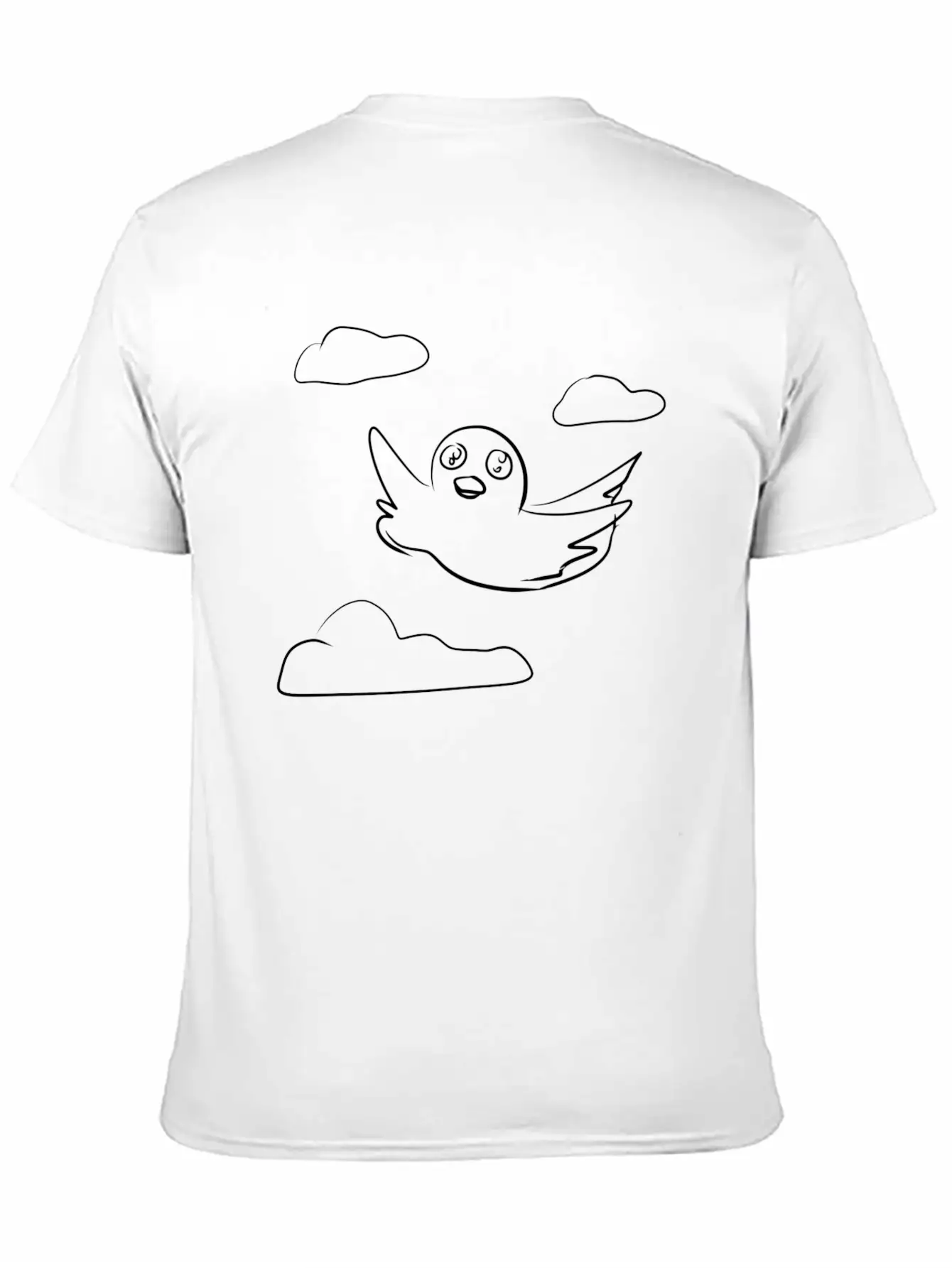 Bird Flying Sky Stylish Everyday T-Shirt – Unisex Basic Cotton Tee