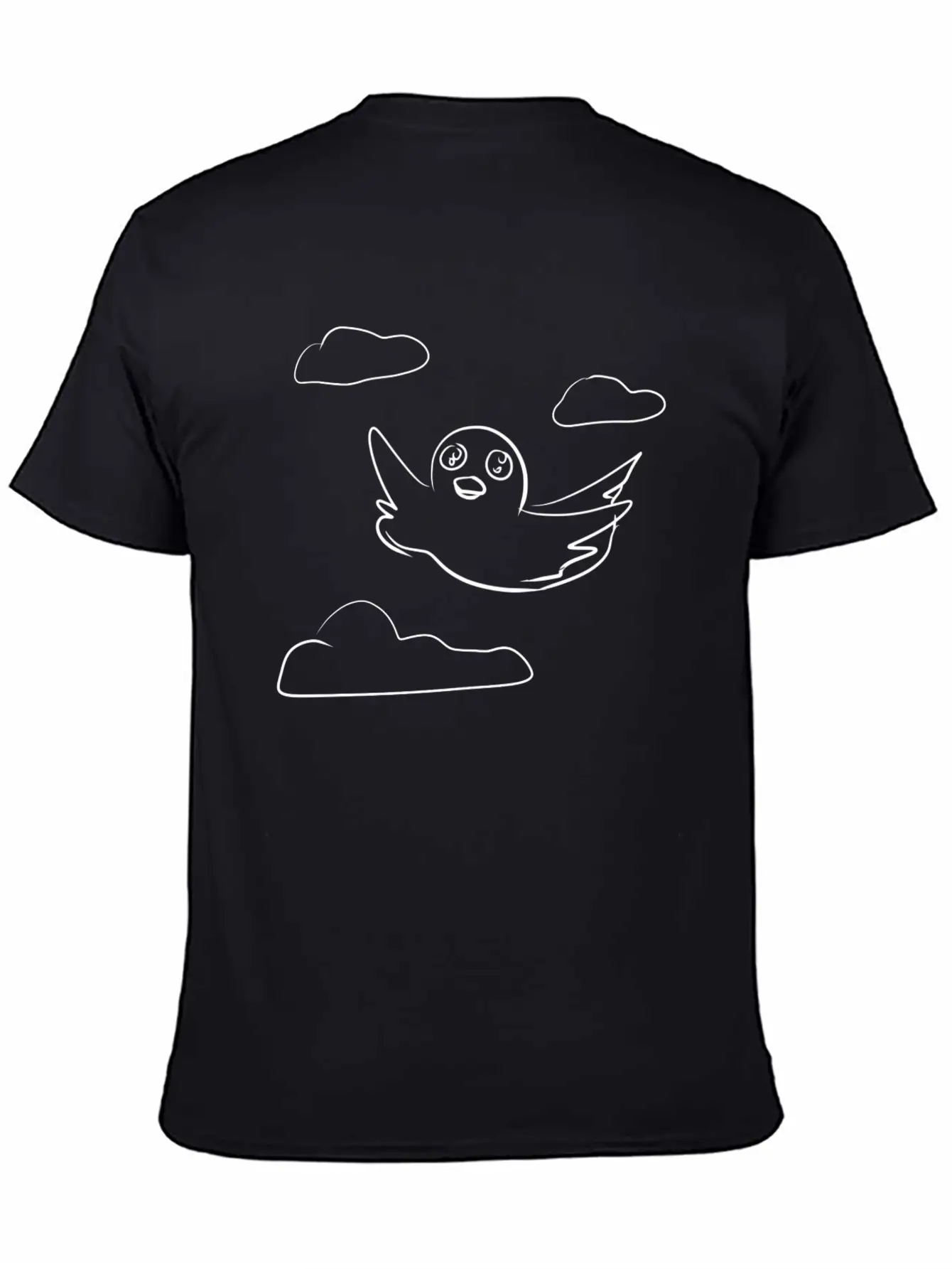 Bird Flying Sky Stylish Everyday T-Shirt – Unisex Basic Cotton Tee