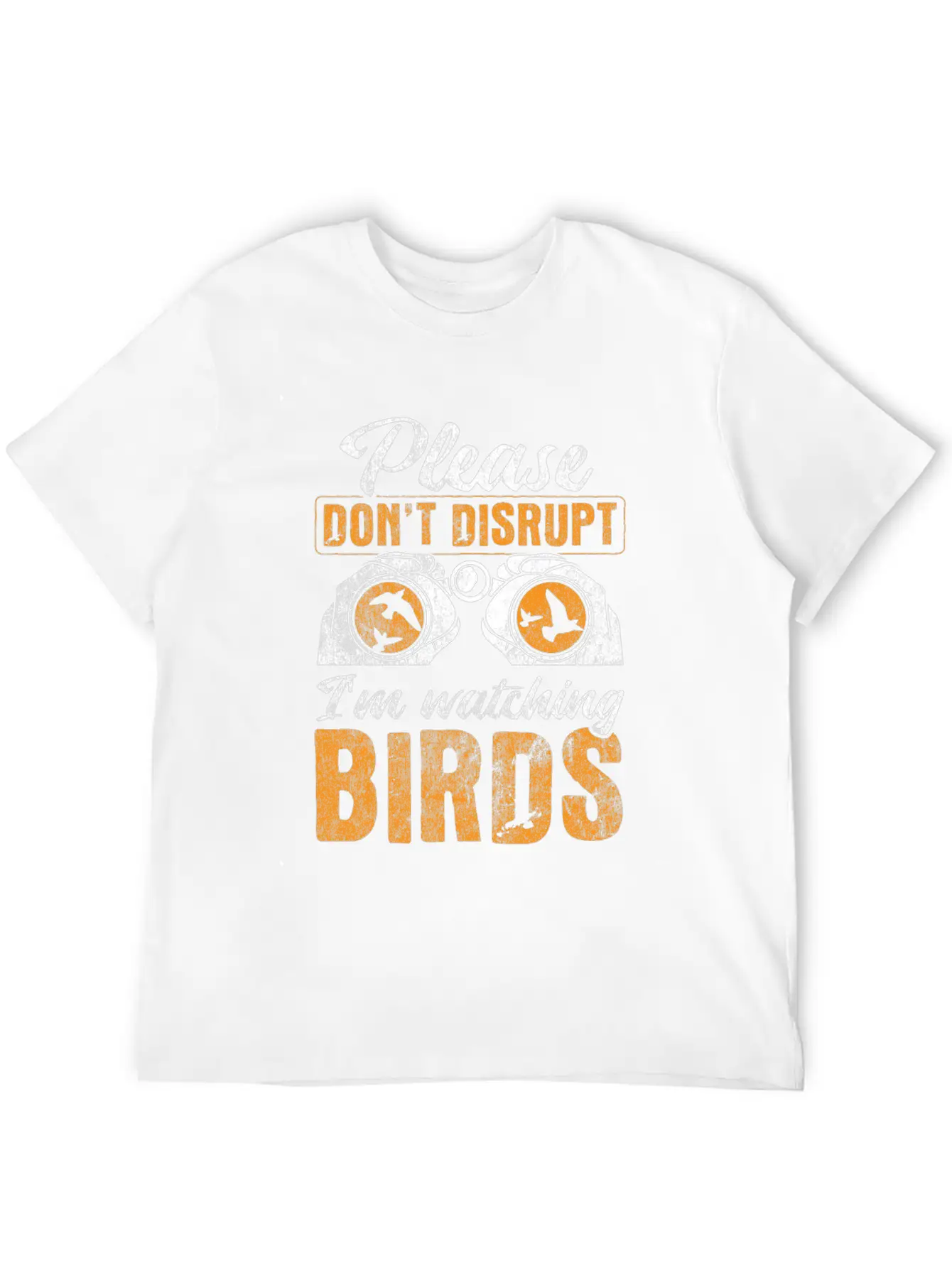 Bird Watching Bird Watching Unisex Short Sleeve Soft Cotton T-Shirt – Casual Everyday Wear