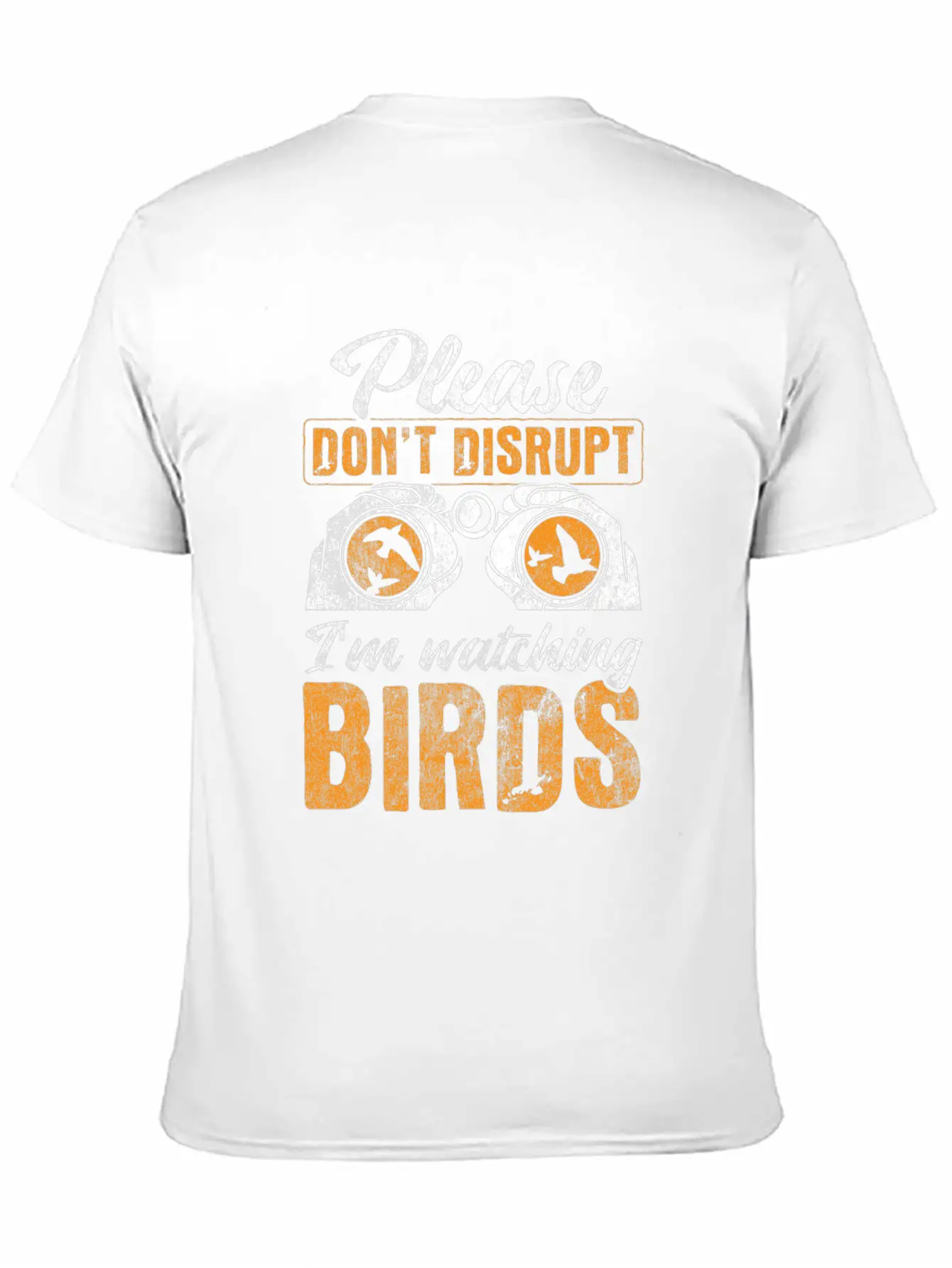 Bird Watching Bird Watching Unisex Short Sleeve Soft Cotton T-Shirt – Casual Everyday Wear