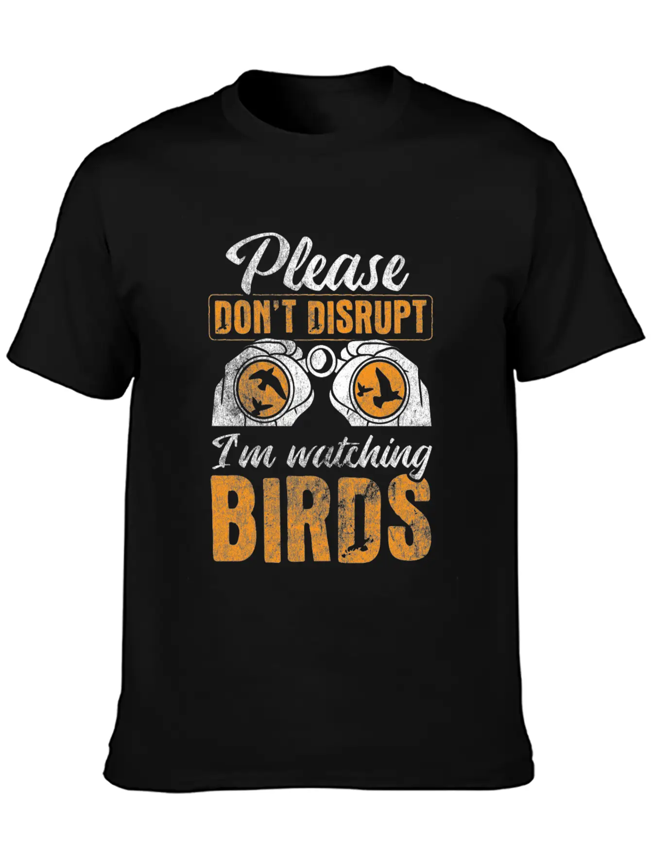 Bird Watching Bird Watching Unisex Short Sleeve Soft Cotton T-Shirt – Casual Everyday Wear