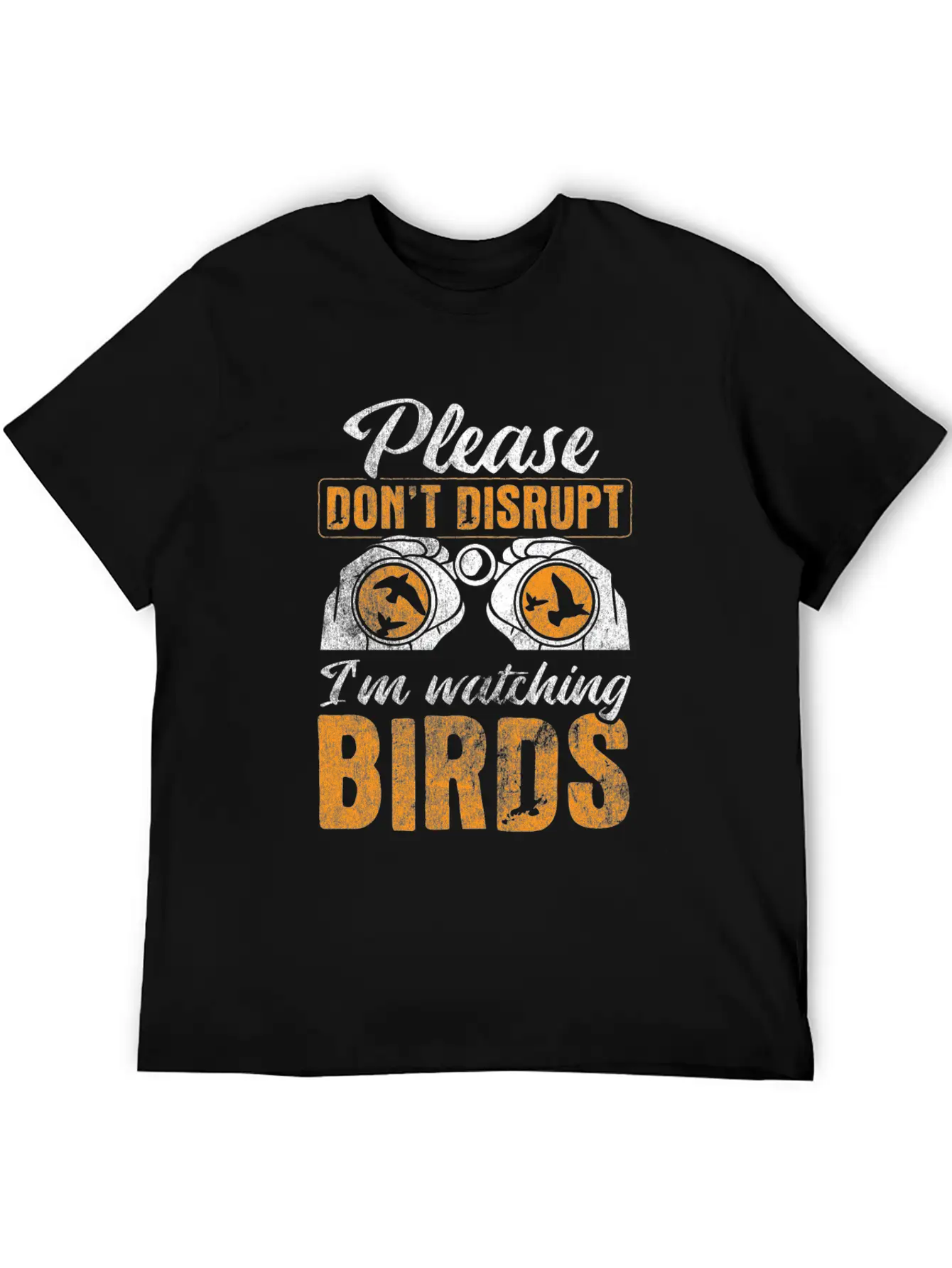 Bird Watching Bird Watching Unisex Short Sleeve Soft Cotton T-Shirt – Casual Everyday Wear