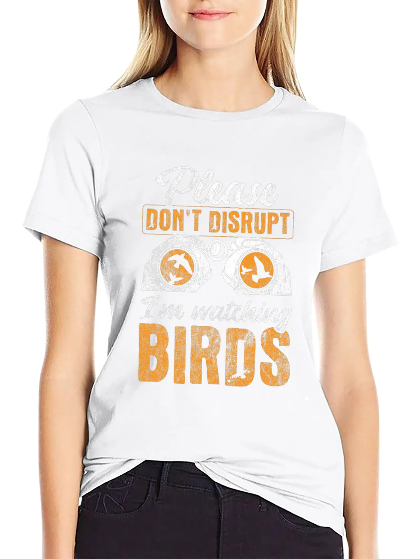 Bird Watching Bird Watching Unisex Short Sleeve Soft Cotton T-Shirt – Casual Everyday Wear