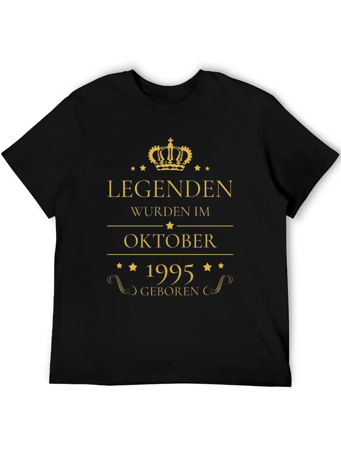 Birthday Volume October 1995 Legends Gift Unisex Short Sleeve Soft Cotton T-Shirt – Casual Everyday Wear