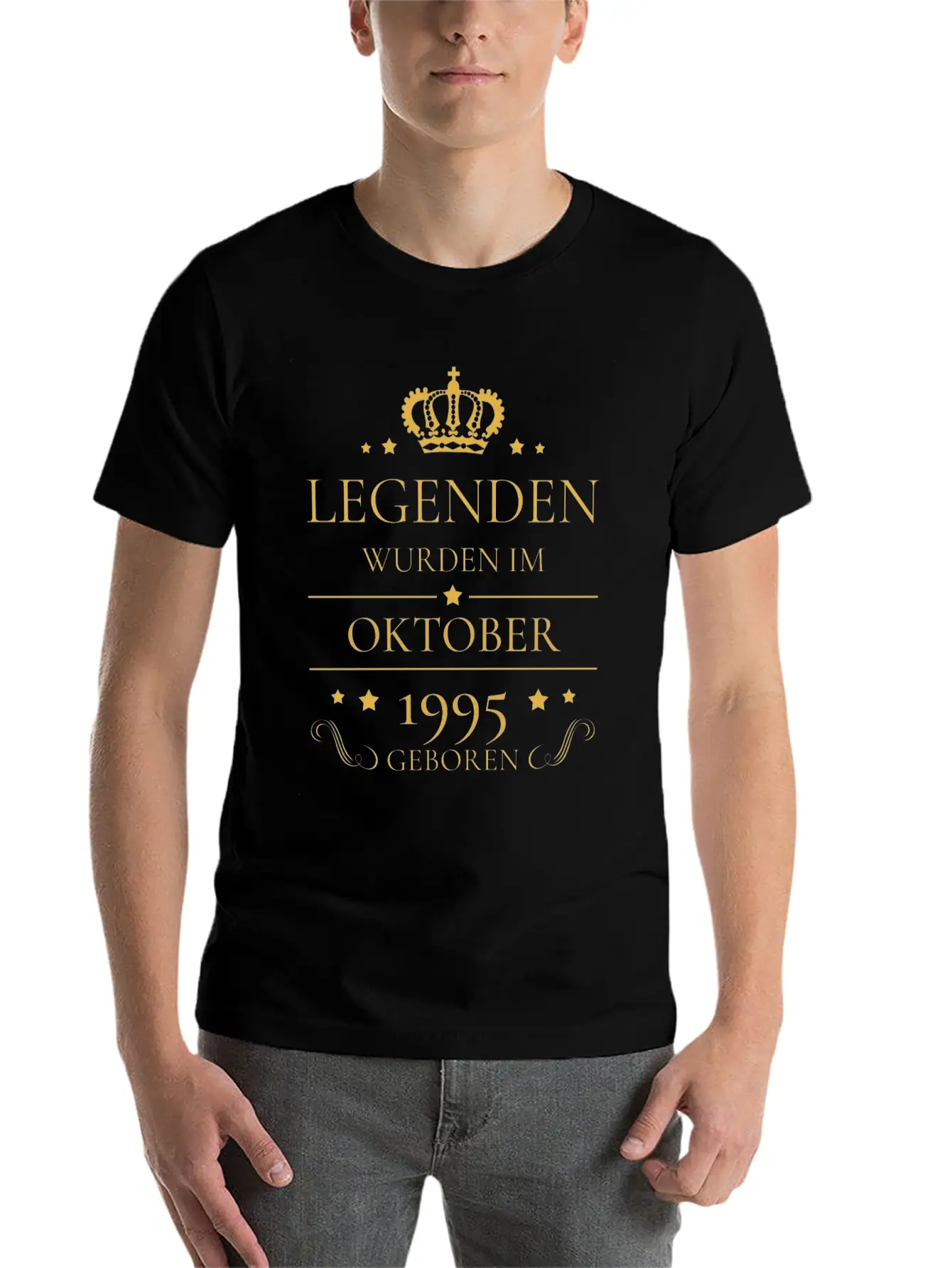 Birthday Volume October 1995 Legends Gift Unisex Short Sleeve Soft Cotton T-Shirt – Casual Everyday Wear
