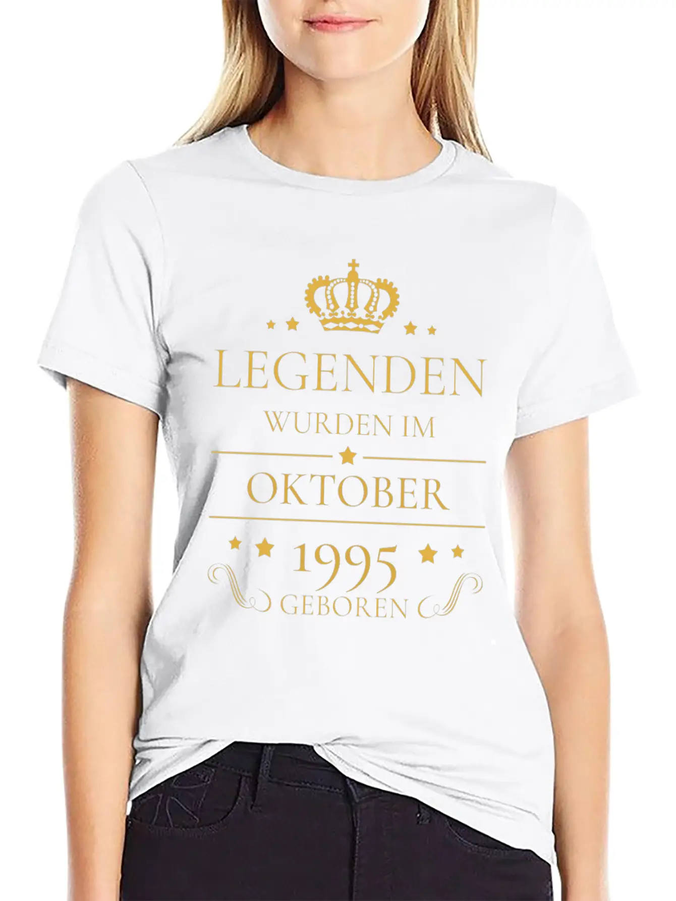 Birthday Volume October 1995 Legends Gift Unisex Short Sleeve Soft Cotton T-Shirt – Casual Everyday Wear