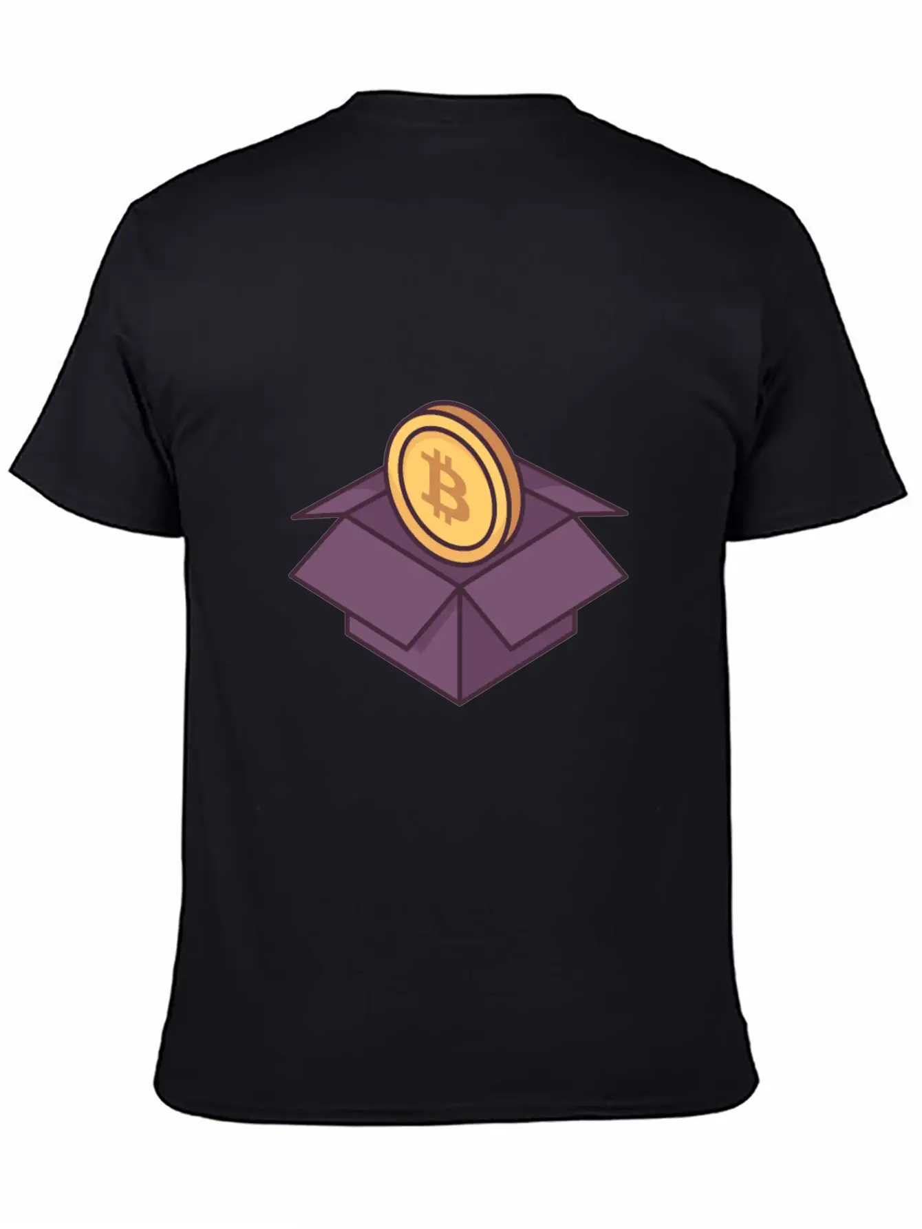 Bit Coin Unisex Short Sleeve Soft Cotton T-Shirt – Casual Everyday Wear
