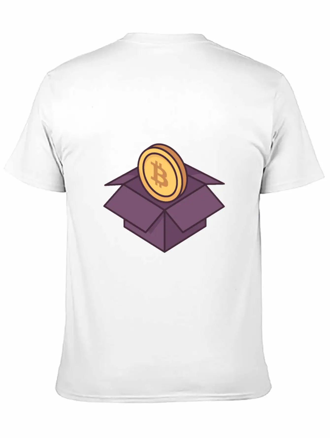 Bit Coin Unisex Short Sleeve Soft Cotton T-Shirt – Casual Everyday Wear