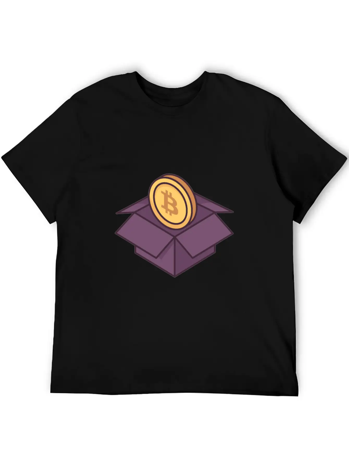 Bit Coin Unisex Short Sleeve Soft Cotton T-Shirt – Casual Everyday Wear
