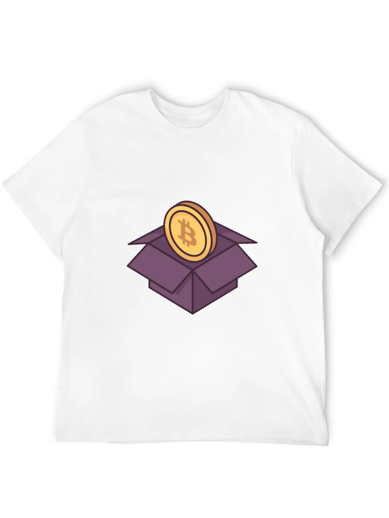 Bit Coin Unisex Short Sleeve Soft Cotton T-Shirt – Casual Everyday Wear