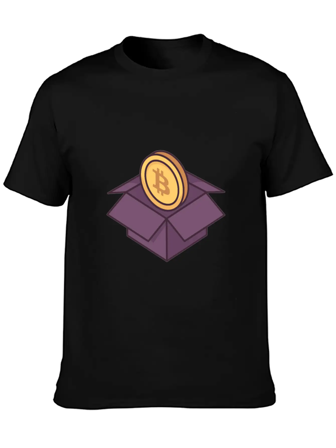 Bit Coin Unisex Short Sleeve Soft Cotton T-Shirt – Casual Everyday Wear