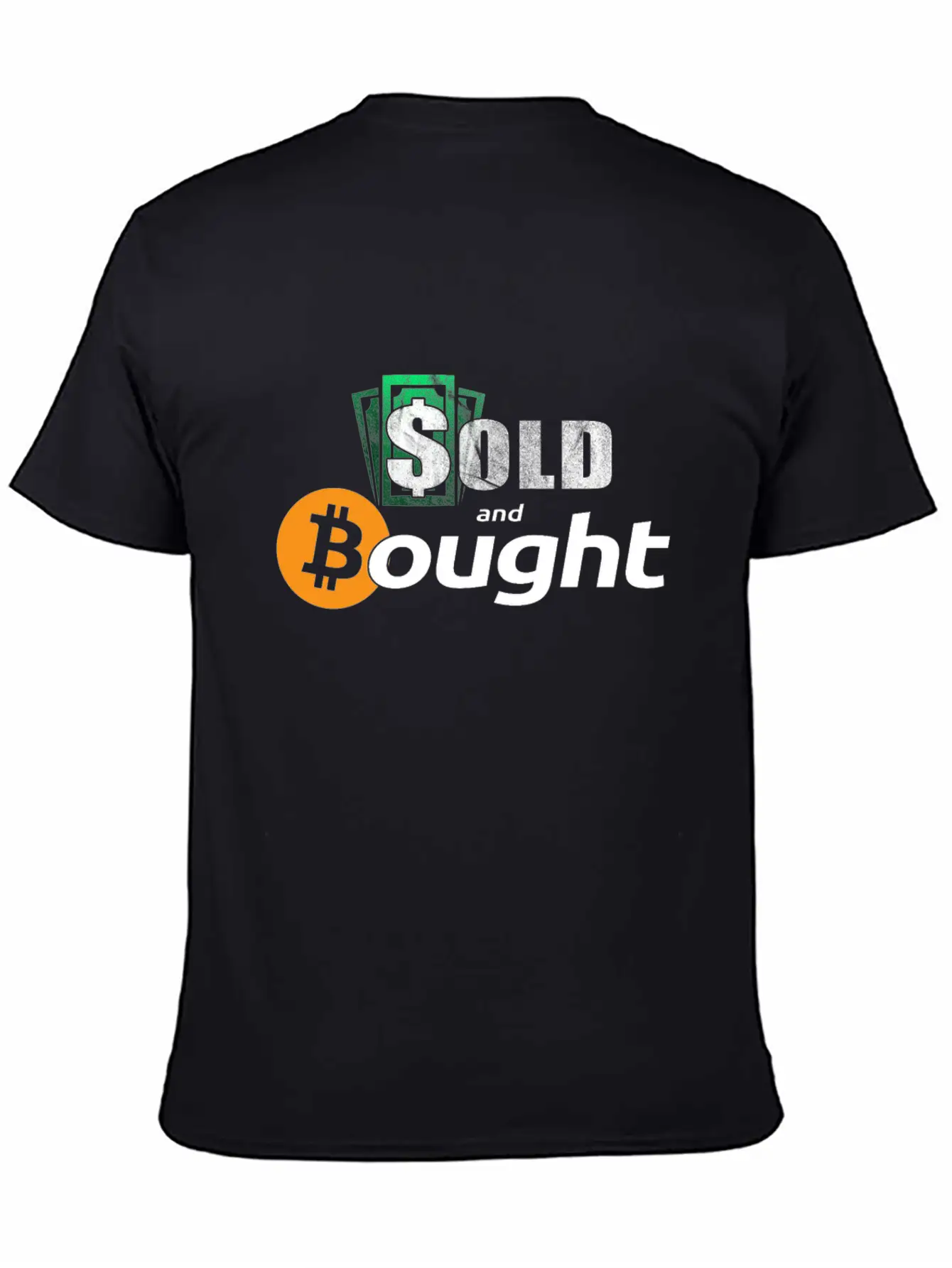 Bitcoin Bought With Fiatmoney Coin Currency Basic Graphic T-Shirt – Daily Comfort In Soft Cotton