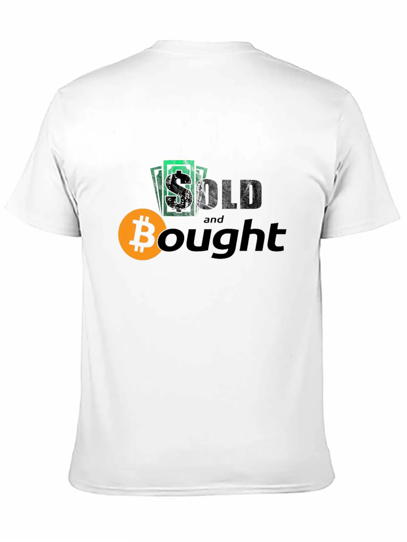 Bitcoin Bought With Fiatmoney Coin Currency Basic Graphic T-Shirt – Daily Comfort In Soft Cotton