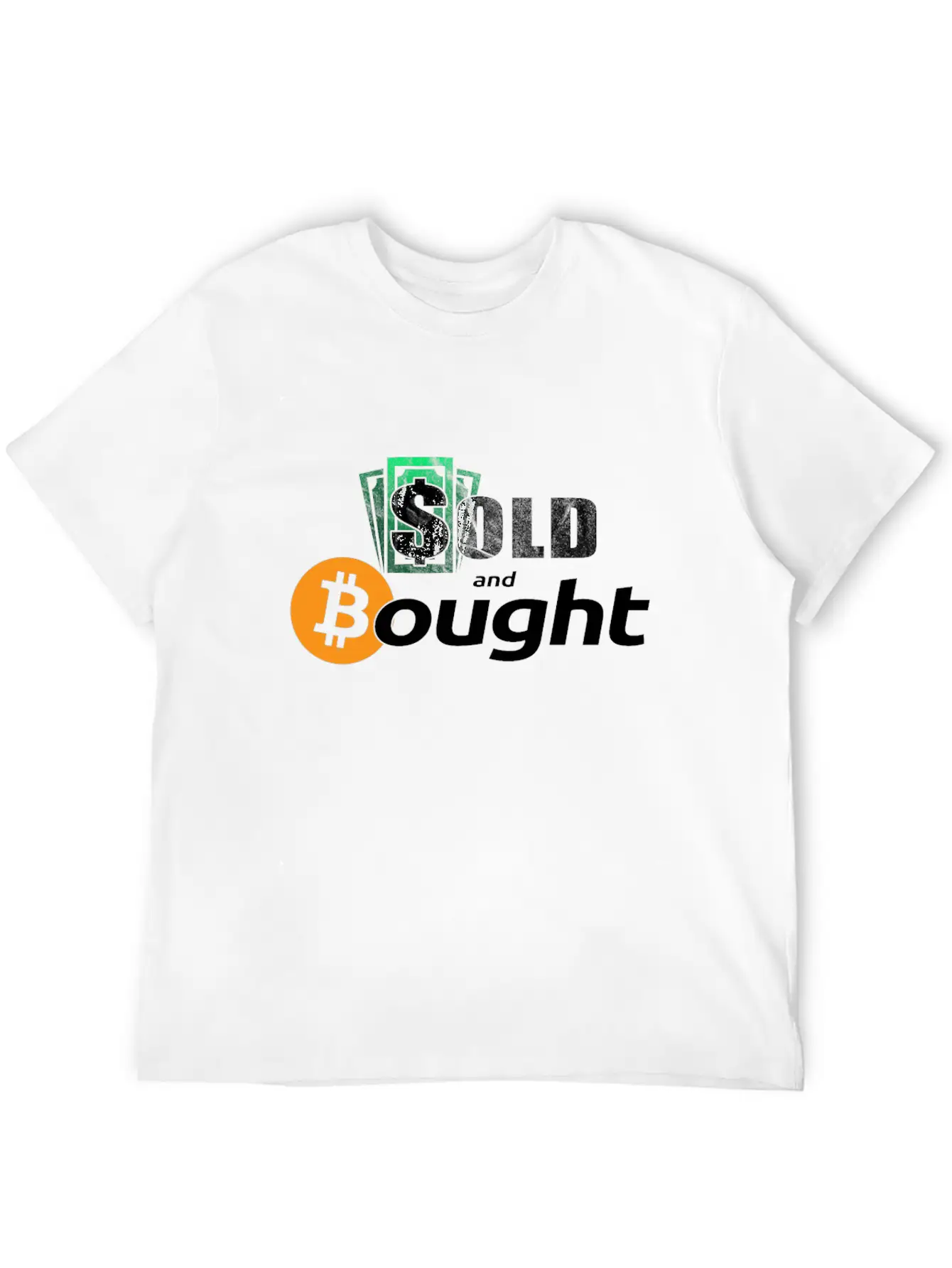 Bitcoin Bought With Fiatmoney Coin Currency Basic Graphic T-Shirt – Daily Comfort In Soft Cotton